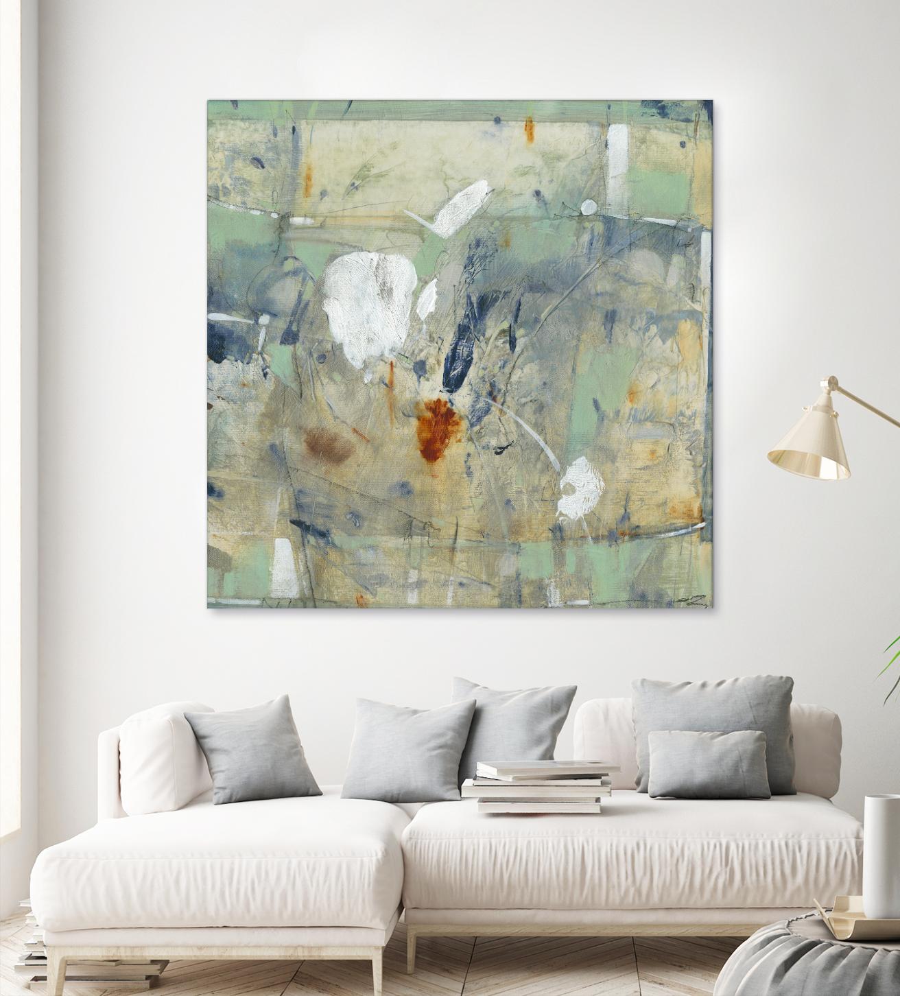 Clash II by Tim OToole on GIANT ART - green abstract