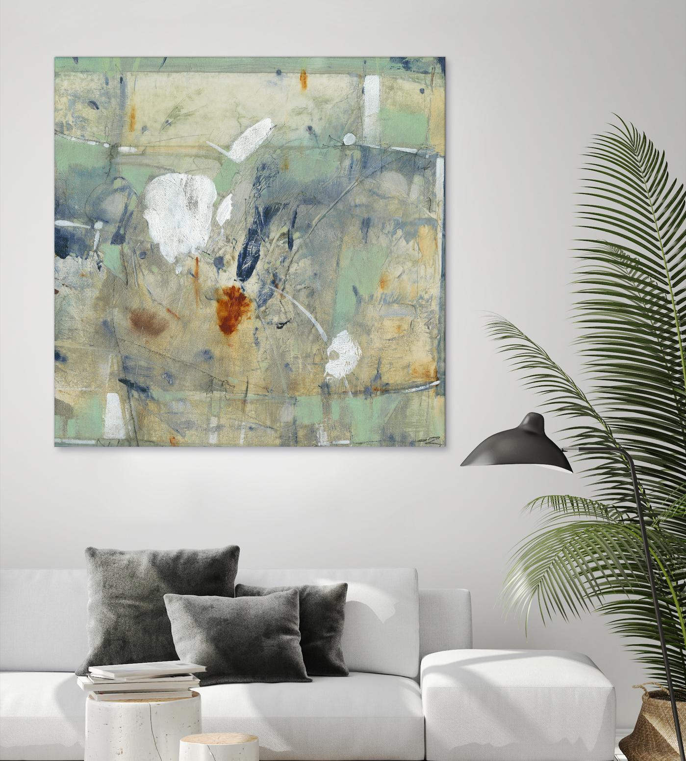 Clash II by Tim OToole on GIANT ART - green abstract