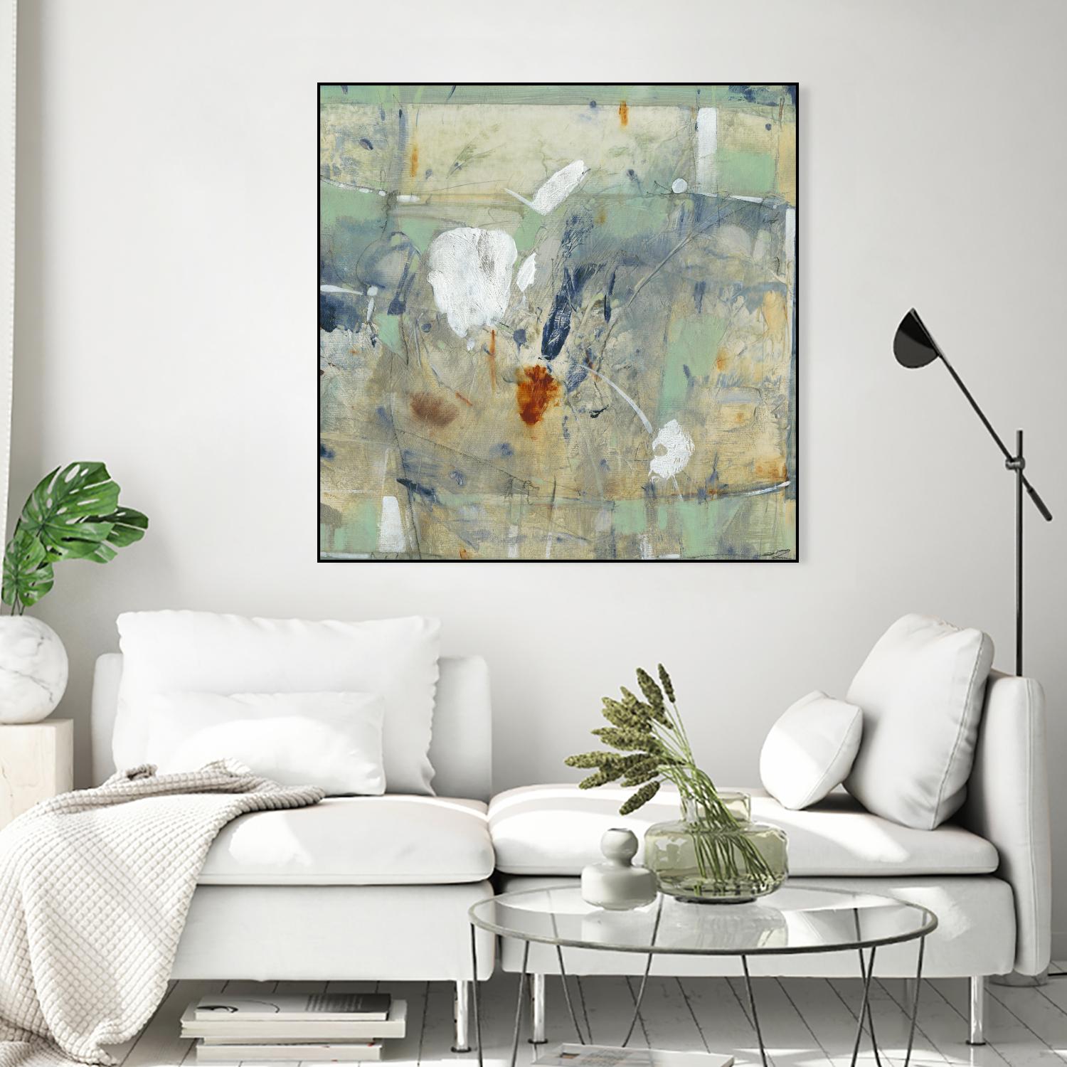 Clash II by Tim OToole on GIANT ART - green abstract