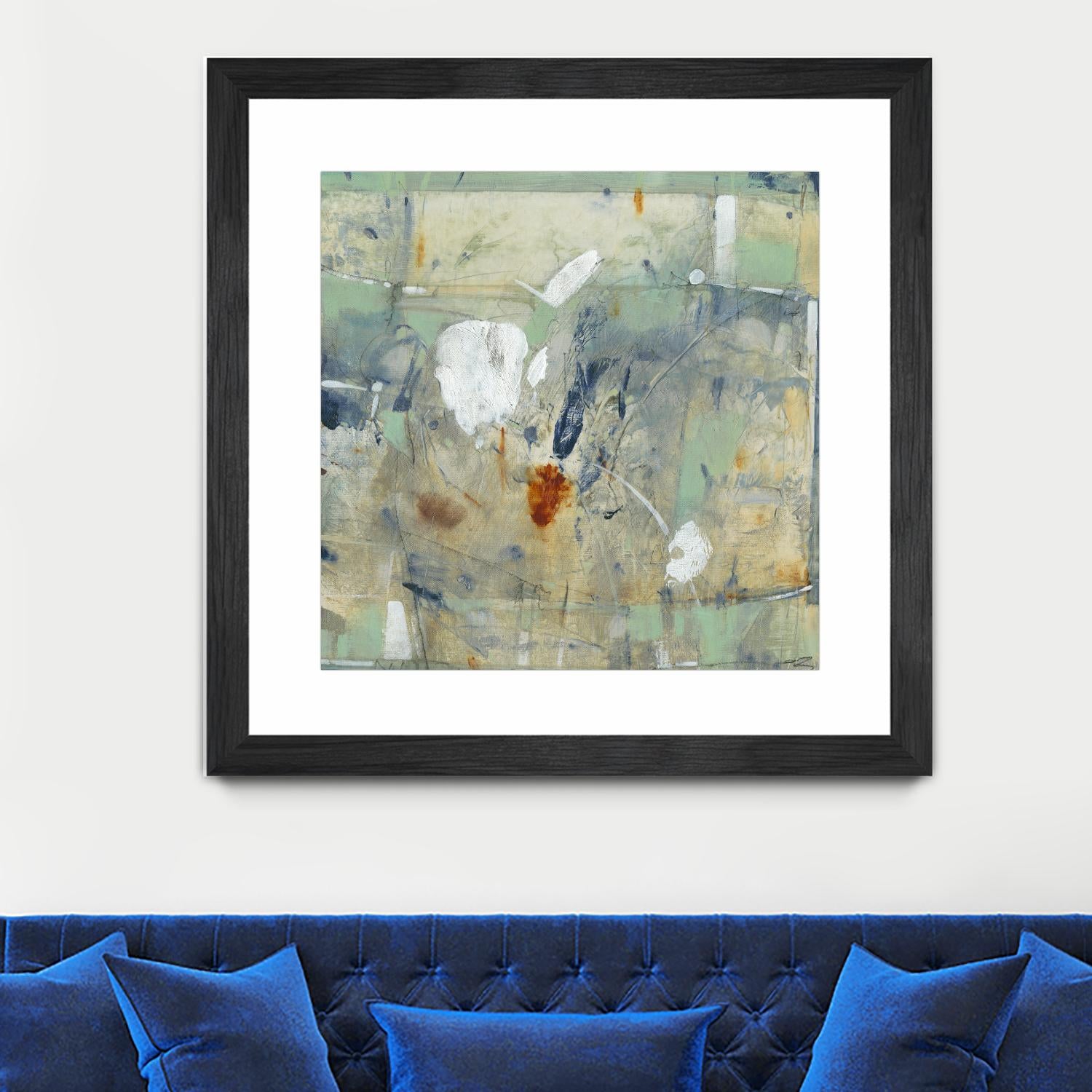 Clash II by Tim OToole on GIANT ART - green abstract