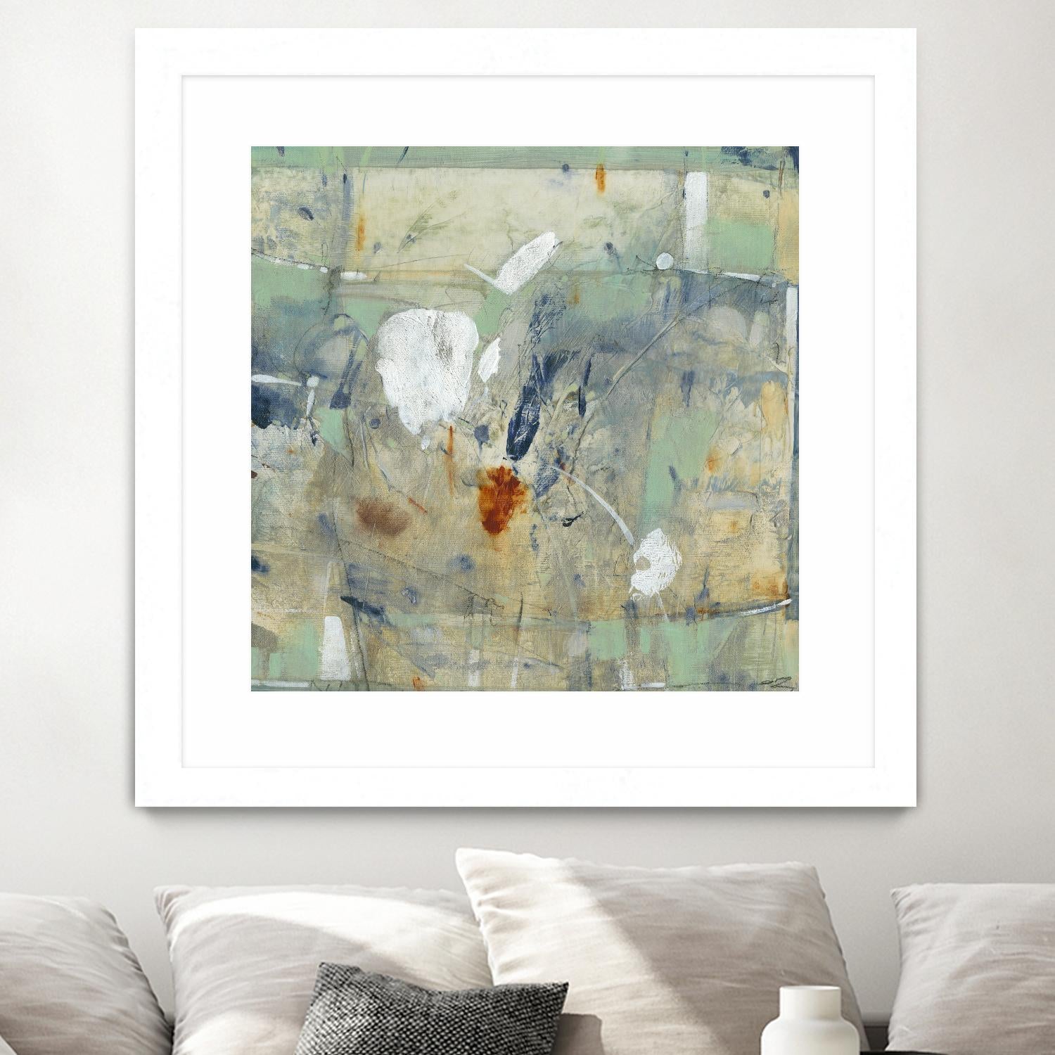 Clash II by Tim OToole on GIANT ART - green abstract