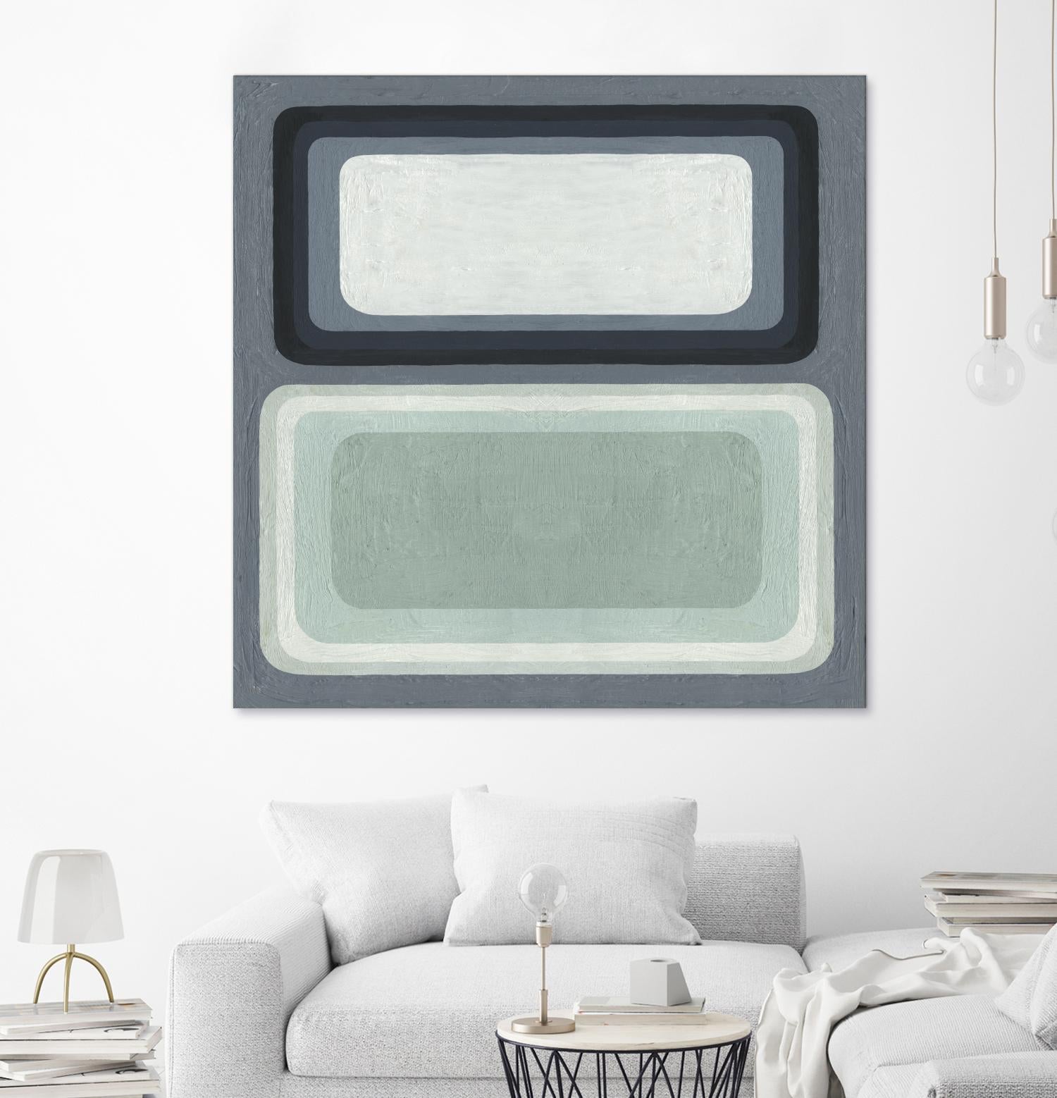 Maritime Color Field I by Emma Scarvey on GIANT ART - green abstract