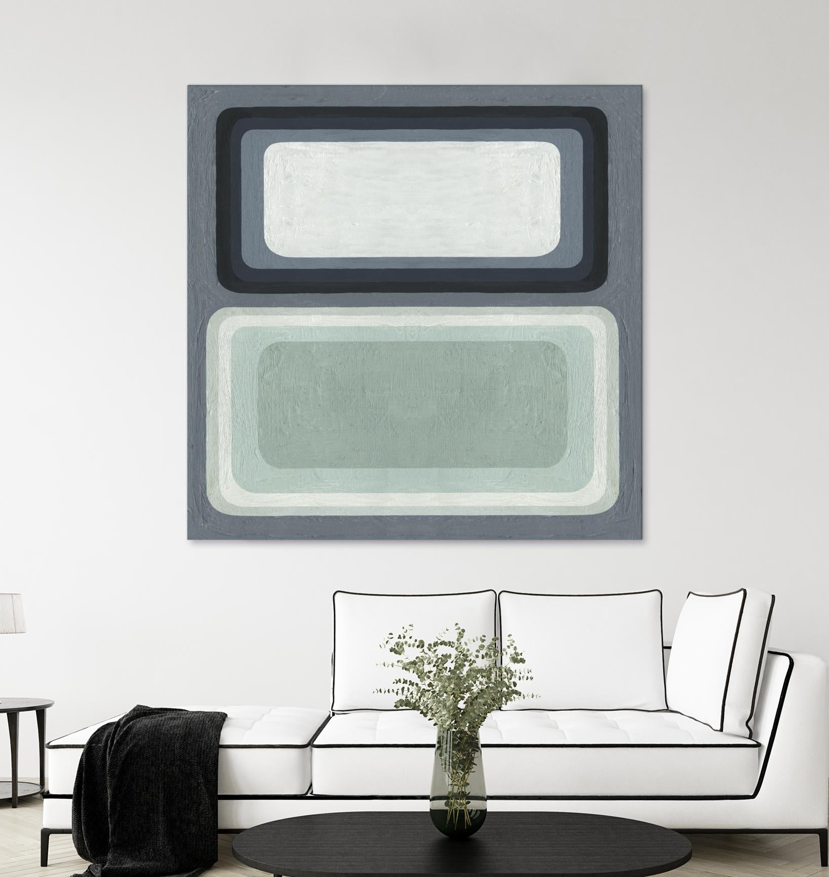 Maritime Color Field I by Emma Scarvey on GIANT ART - green abstract