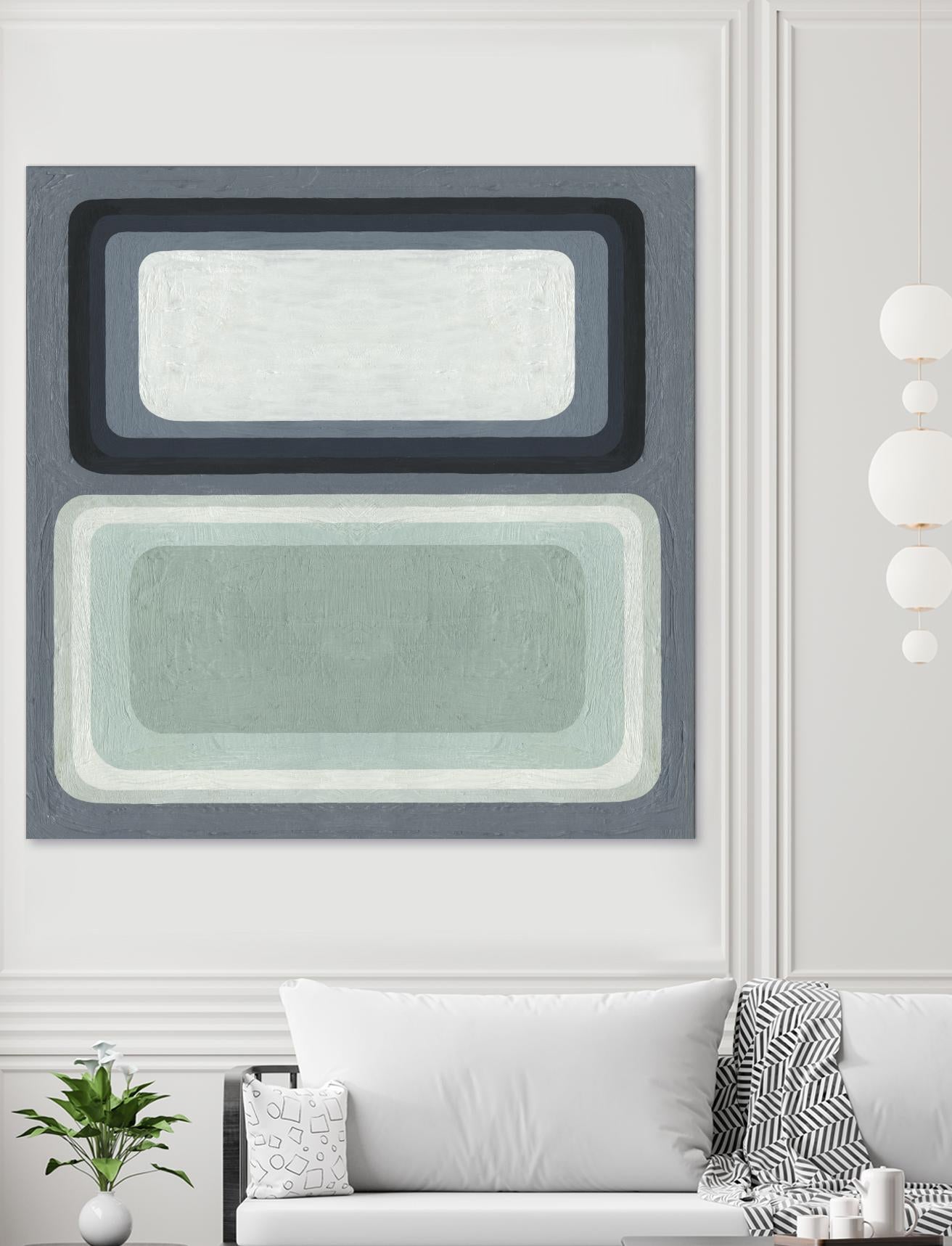 Maritime Color Field I by Emma Scarvey on GIANT ART - green abstract