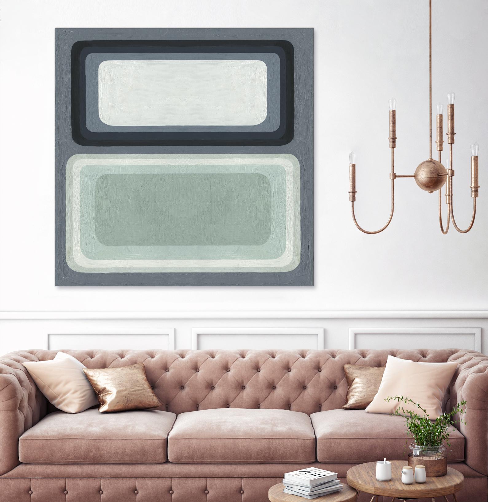 Maritime Color Field I by Emma Scarvey on GIANT ART - green abstract