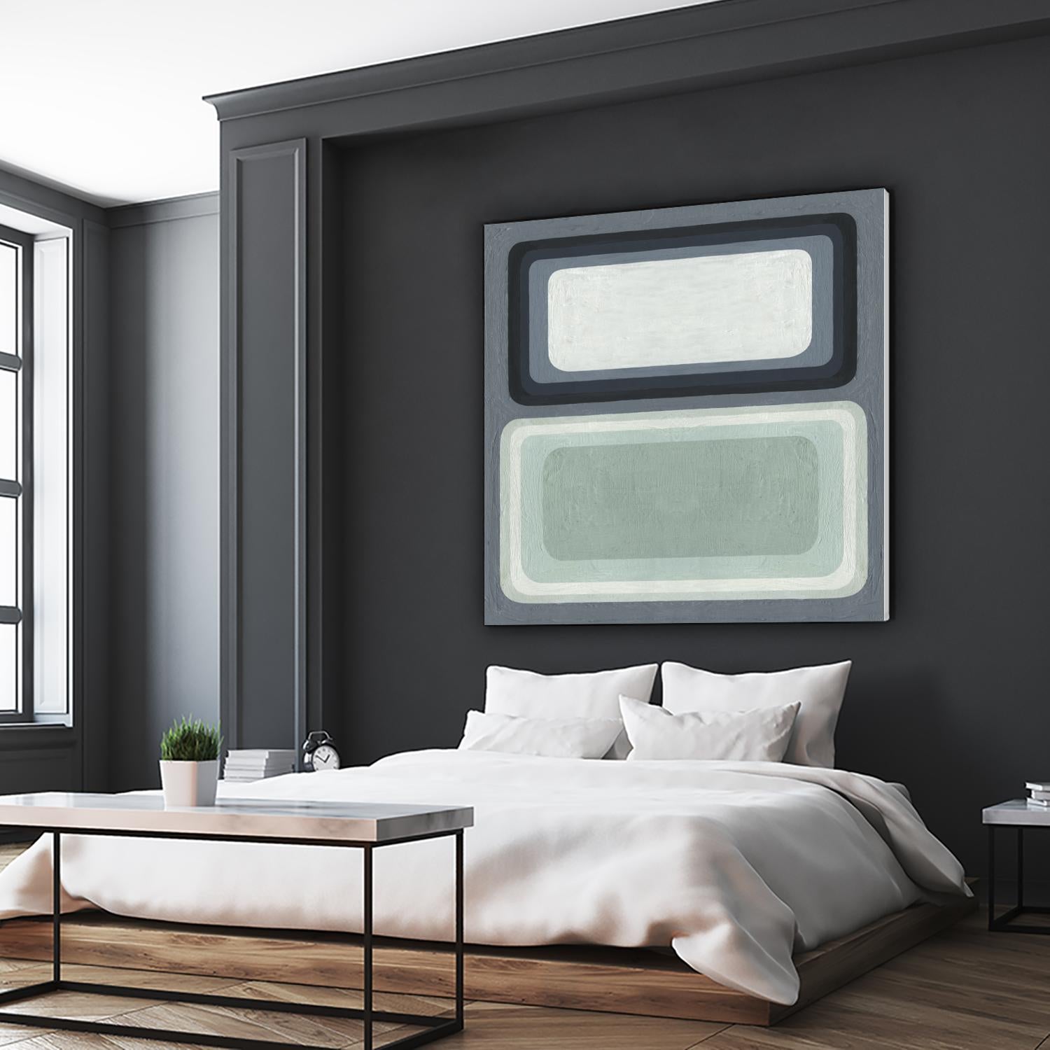 Maritime Color Field I by Emma Scarvey on GIANT ART - green abstract