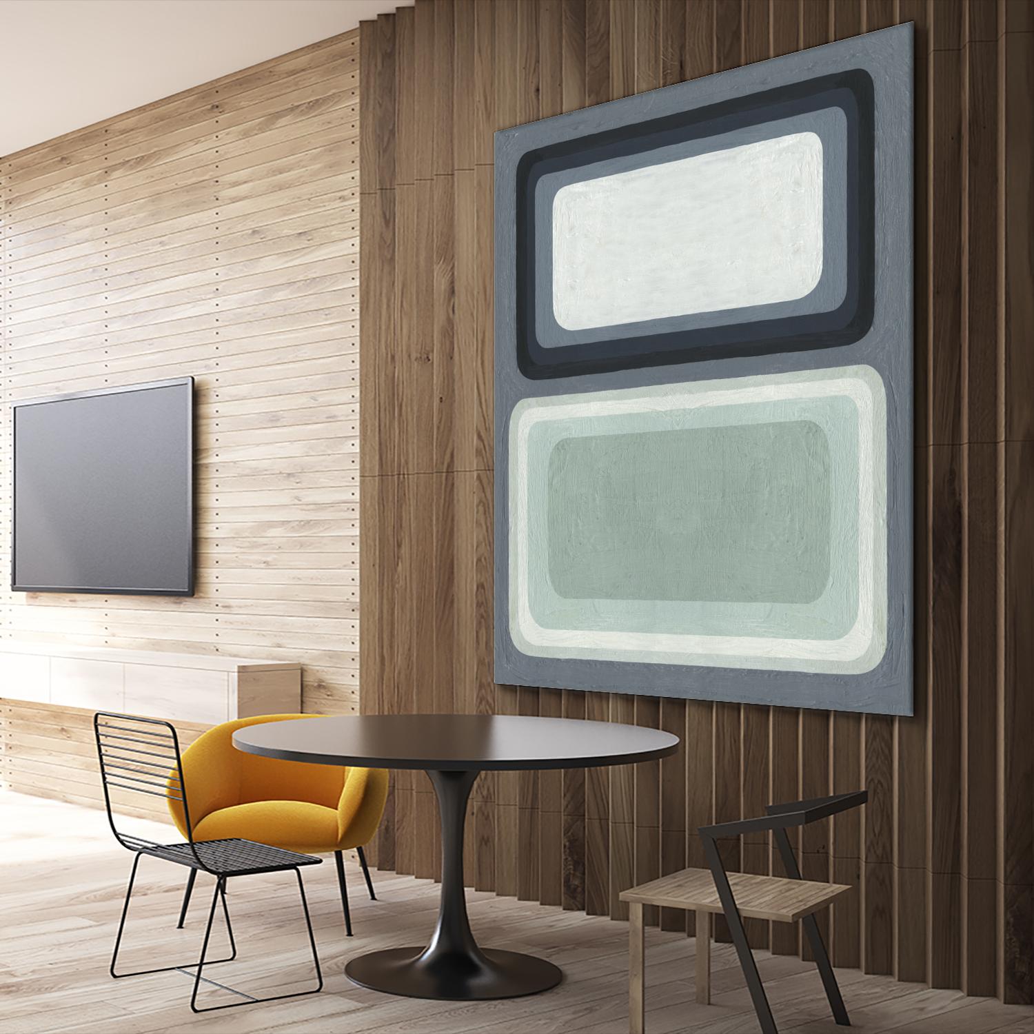 Maritime Color Field I by Emma Scarvey on GIANT ART - green abstract