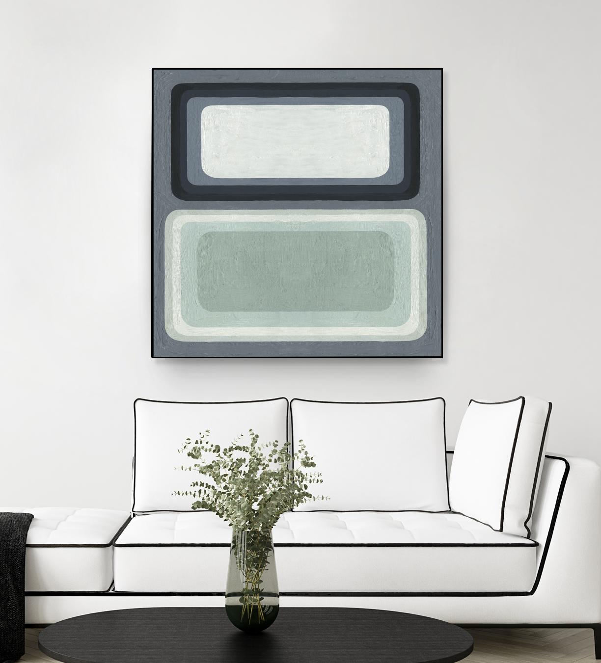 Maritime Color Field I by Emma Scarvey on GIANT ART - green abstract