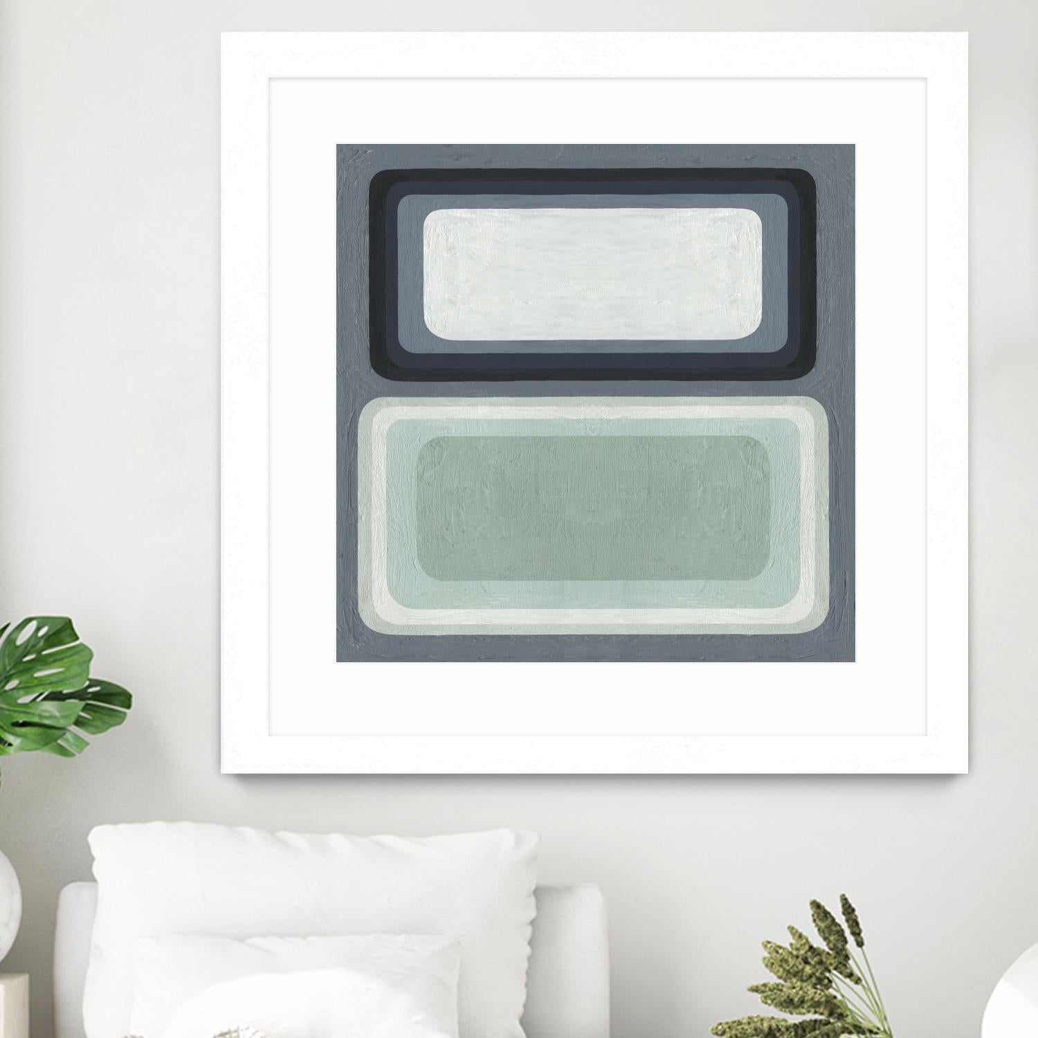 Maritime Color Field I by Emma Scarvey on GIANT ART - green abstract