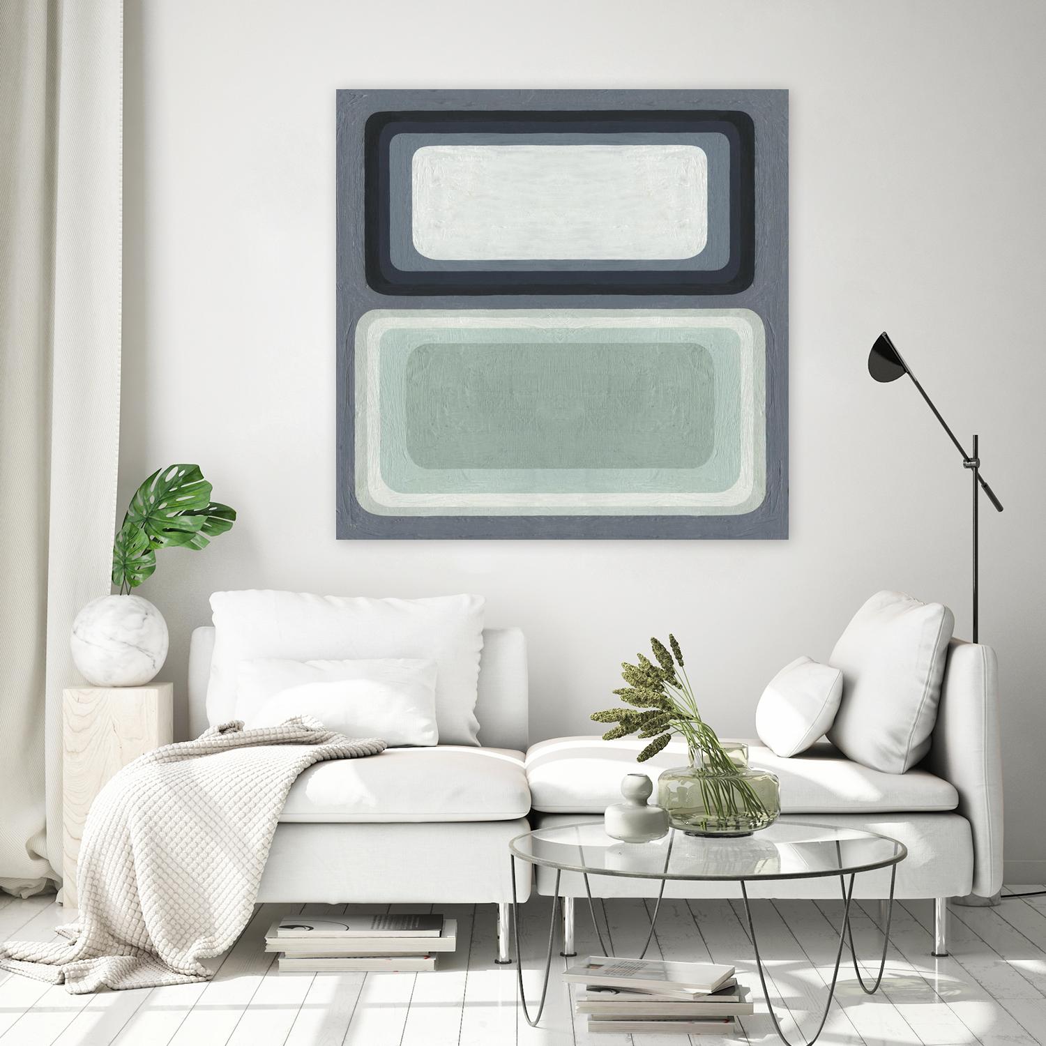 Maritime Color Field I by Emma Scarvey on GIANT ART - green abstract