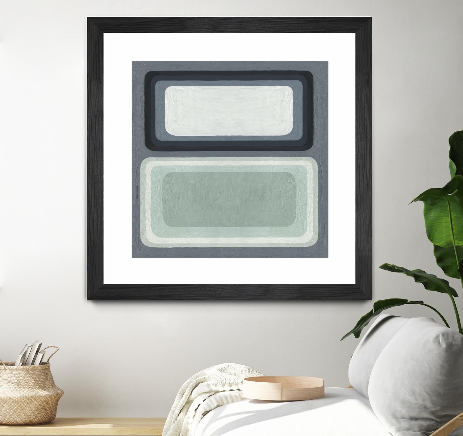 Maritime Color Field I by Emma Scarvey on GIANT ART - green abstract
