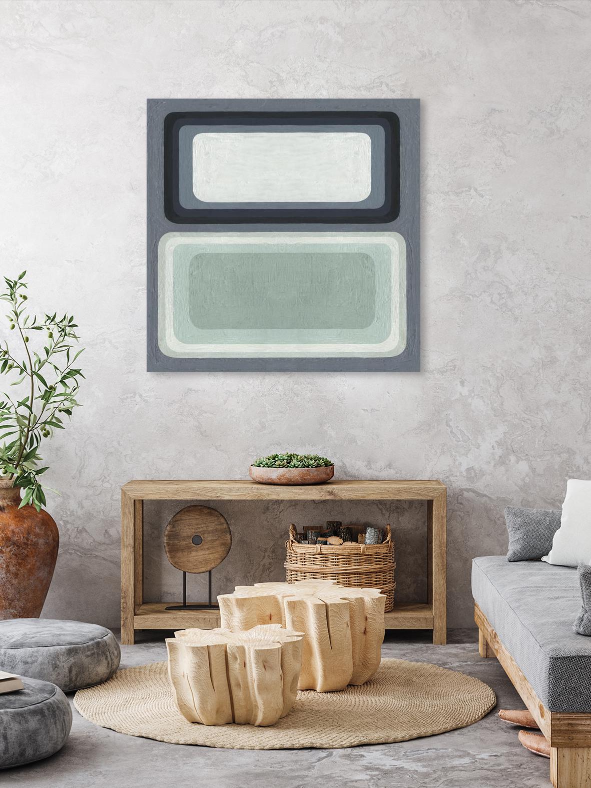 Maritime Color Field I by Emma Scarvey on GIANT ART - green abstract