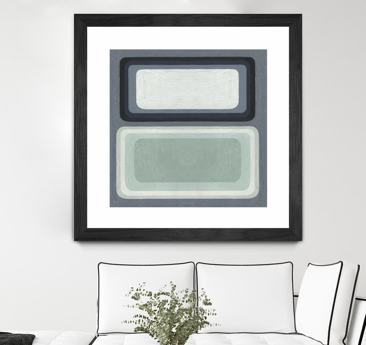 Maritime Color Field I by Emma Scarvey on GIANT ART - green abstract