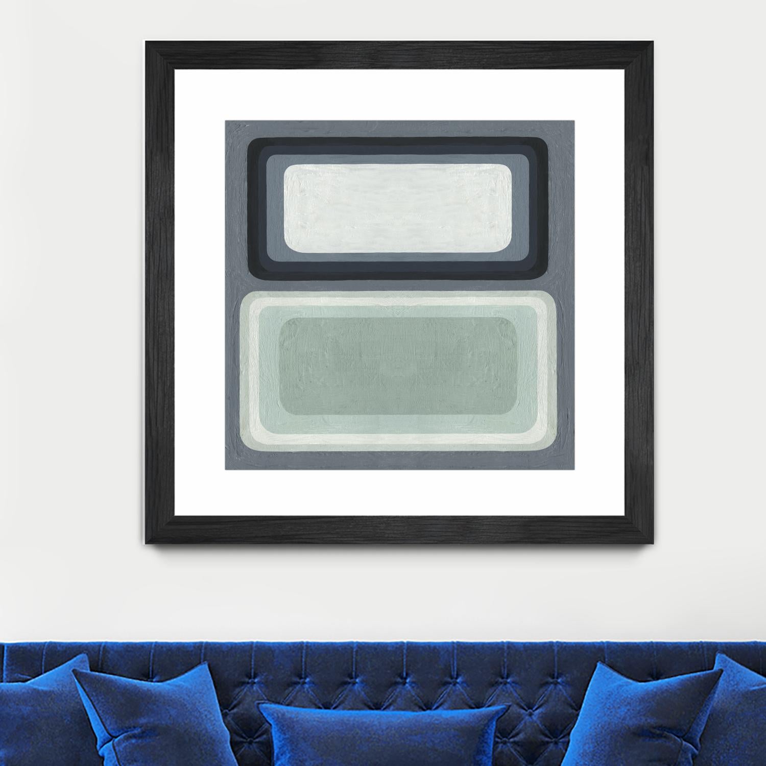 Maritime Color Field I by Emma Scarvey on GIANT ART - green abstract