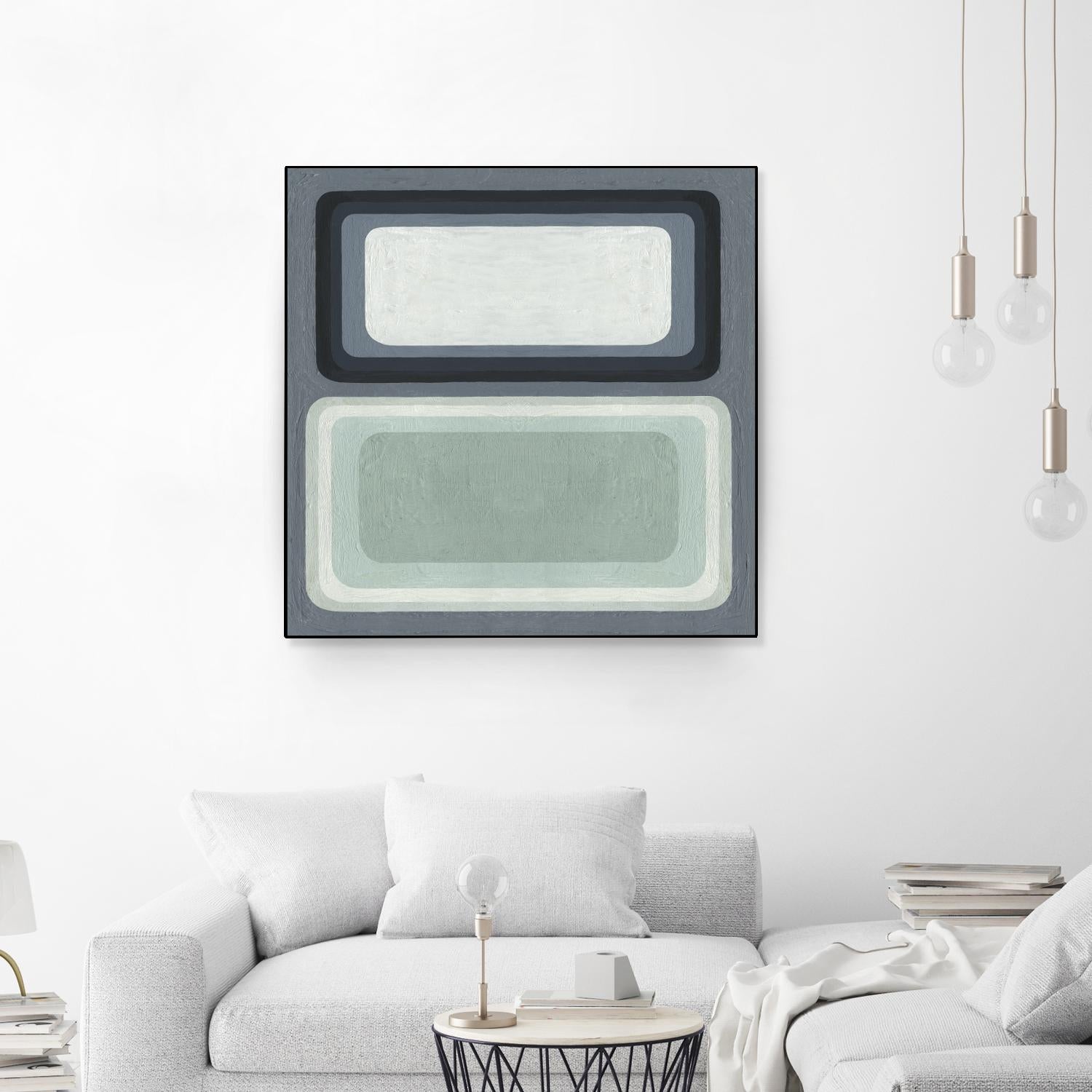 Maritime Color Field I by Emma Scarvey on GIANT ART - green abstract