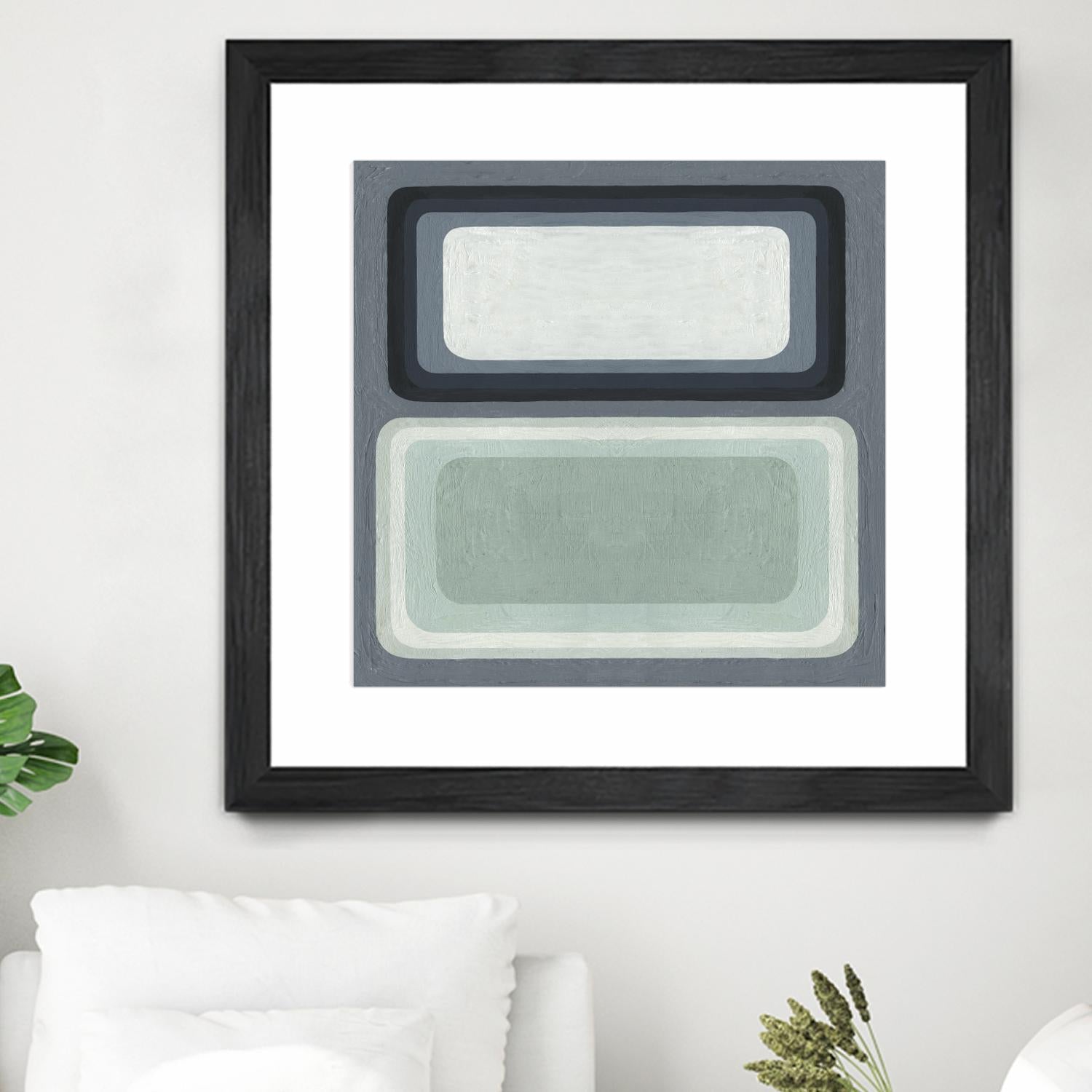 Maritime Color Field I by Emma Scarvey on GIANT ART - green abstract