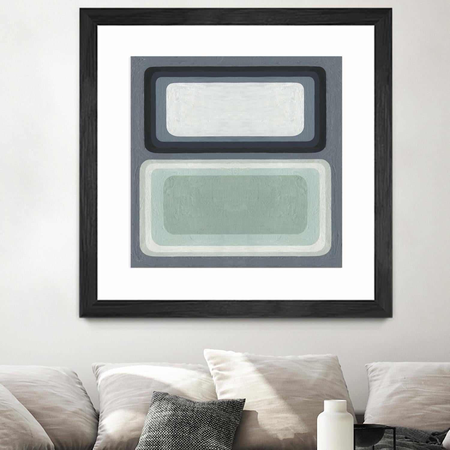 Maritime Color Field I by Emma Scarvey on GIANT ART - green abstract