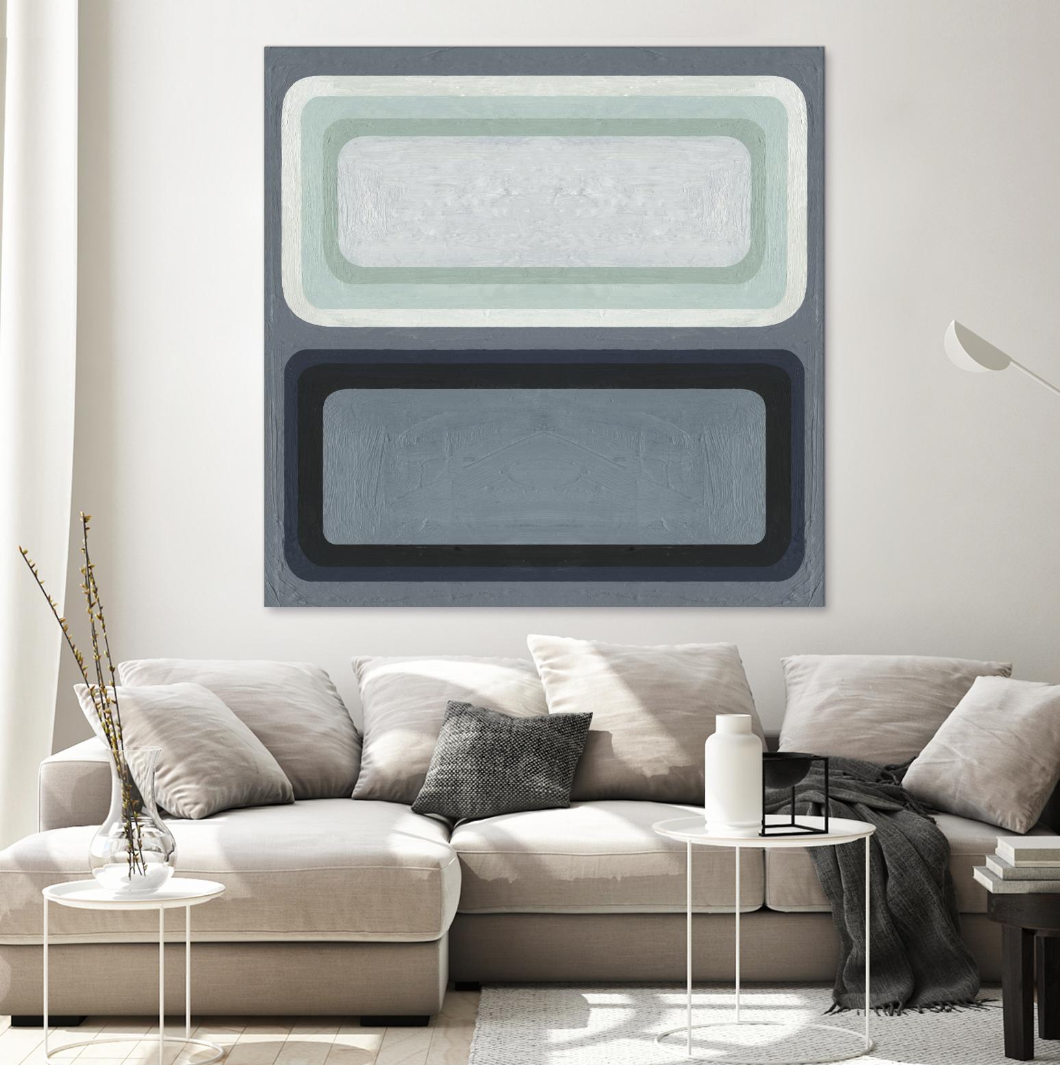 Maritime Color Field II by Emma Scarvey on GIANT ART - green abstract
