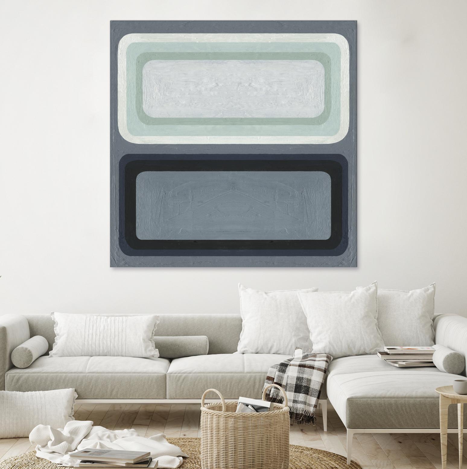 Maritime Color Field II by Emma Scarvey on GIANT ART - green abstract