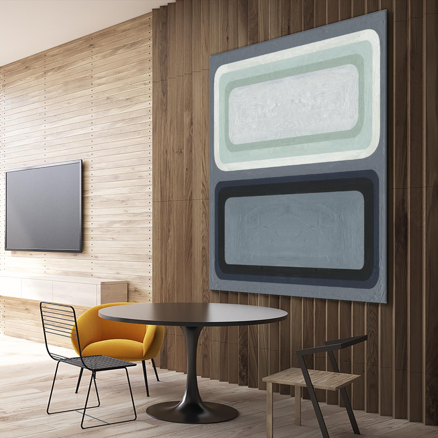 Maritime Color Field II by Emma Scarvey on GIANT ART - green abstract