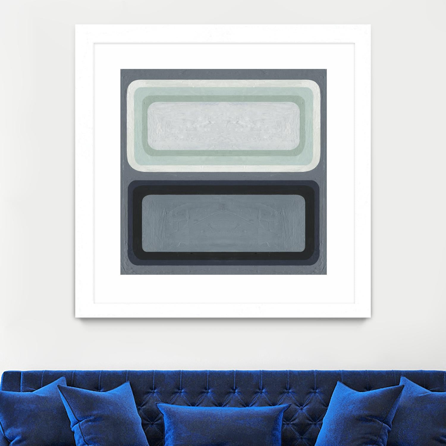 Maritime Color Field II by Emma Scarvey on GIANT ART - green abstract