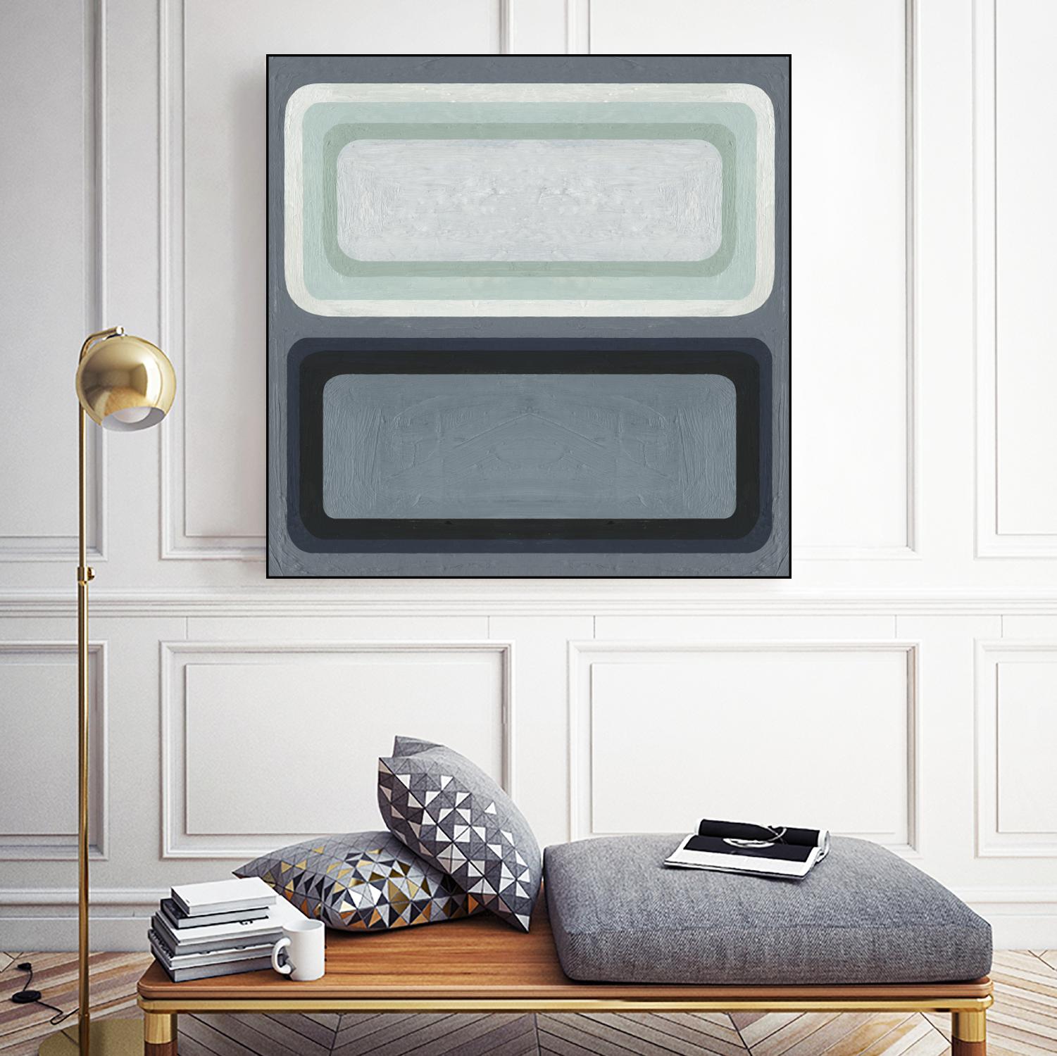 Maritime Color Field II by Emma Scarvey on GIANT ART - green abstract