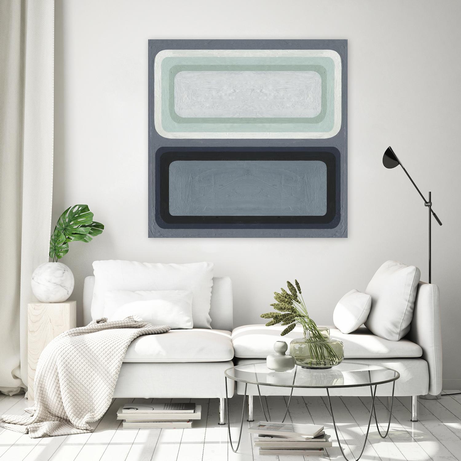 Maritime Color Field II by Emma Scarvey on GIANT ART - green abstract