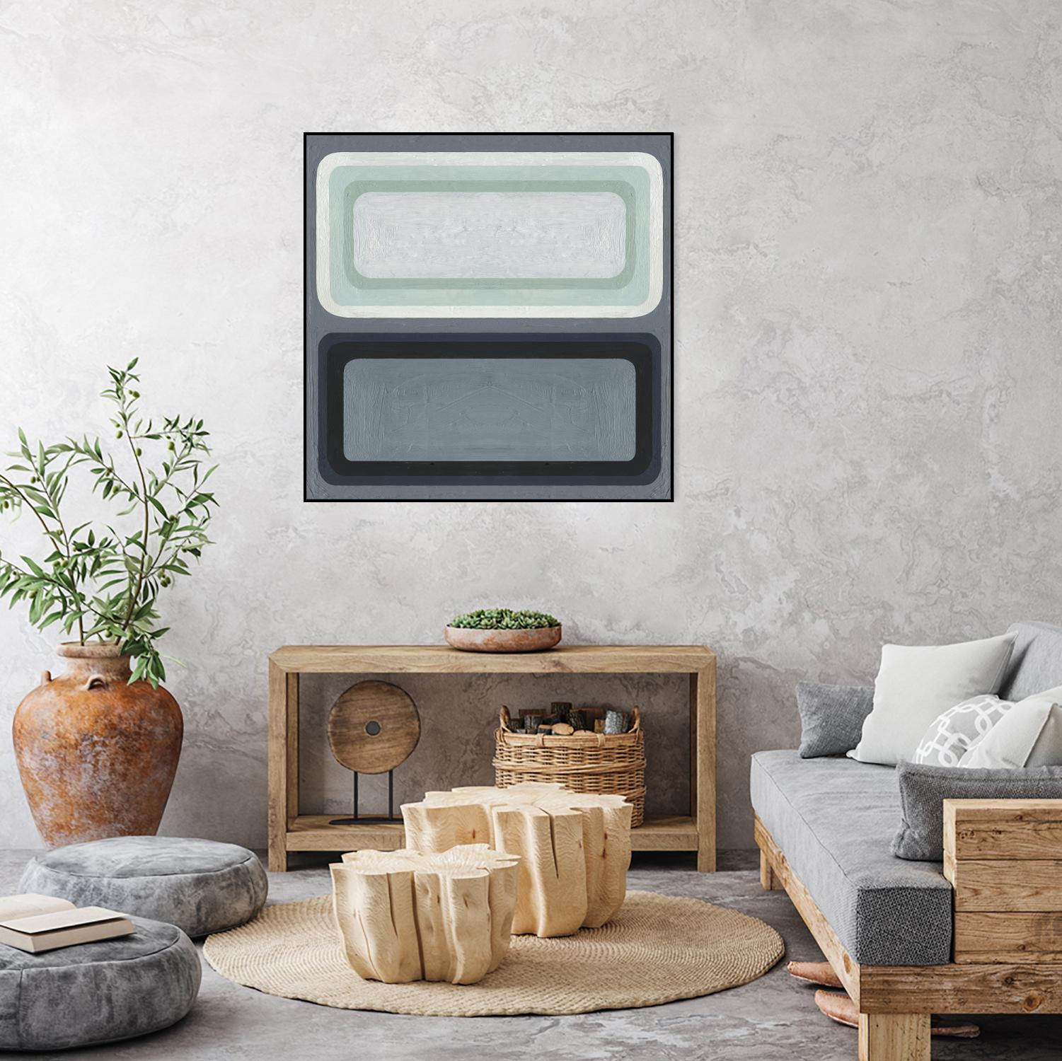 Maritime Color Field II by Emma Scarvey on GIANT ART - green abstract