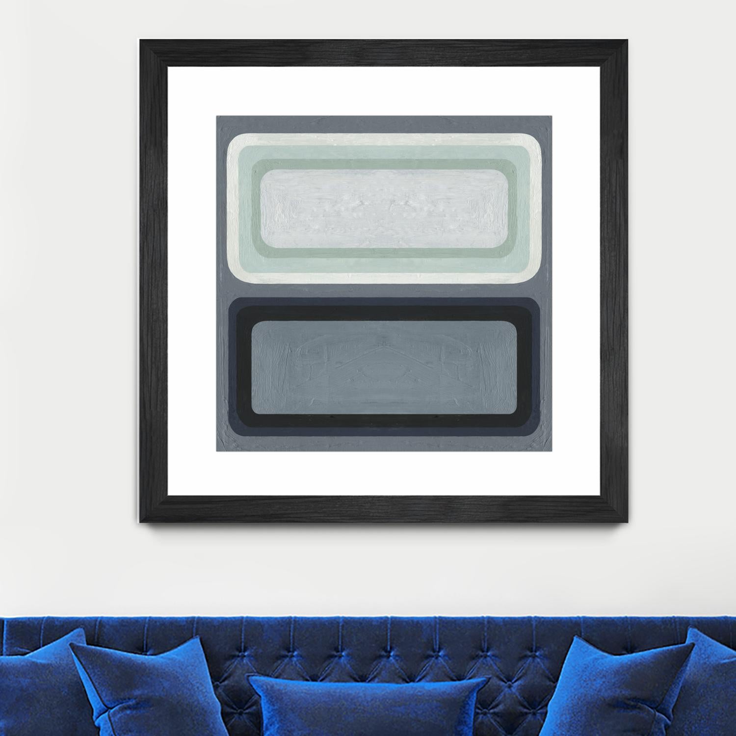 Maritime Color Field II by Emma Scarvey on GIANT ART - green abstract