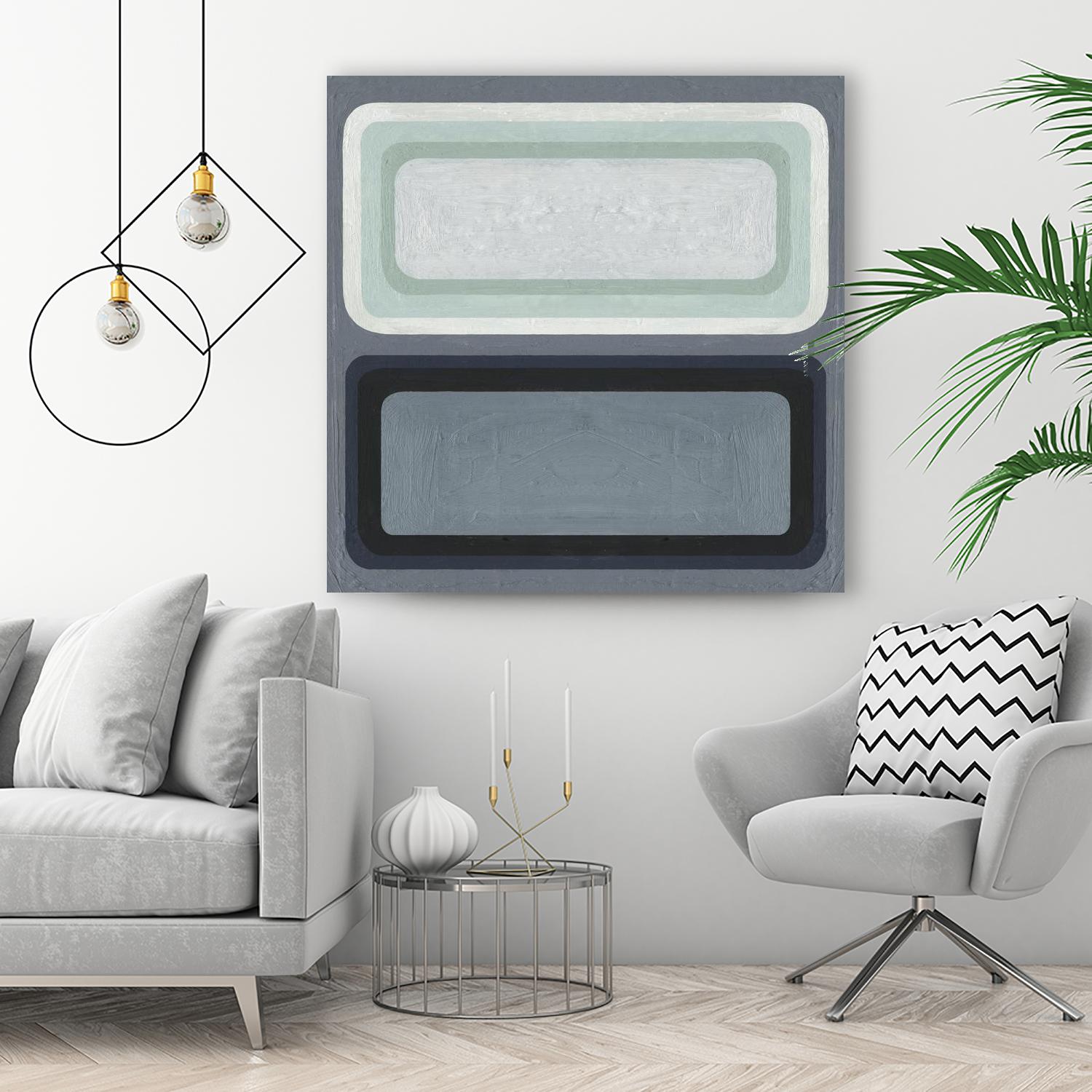 Maritime Color Field II by Emma Scarvey on GIANT ART - green abstract