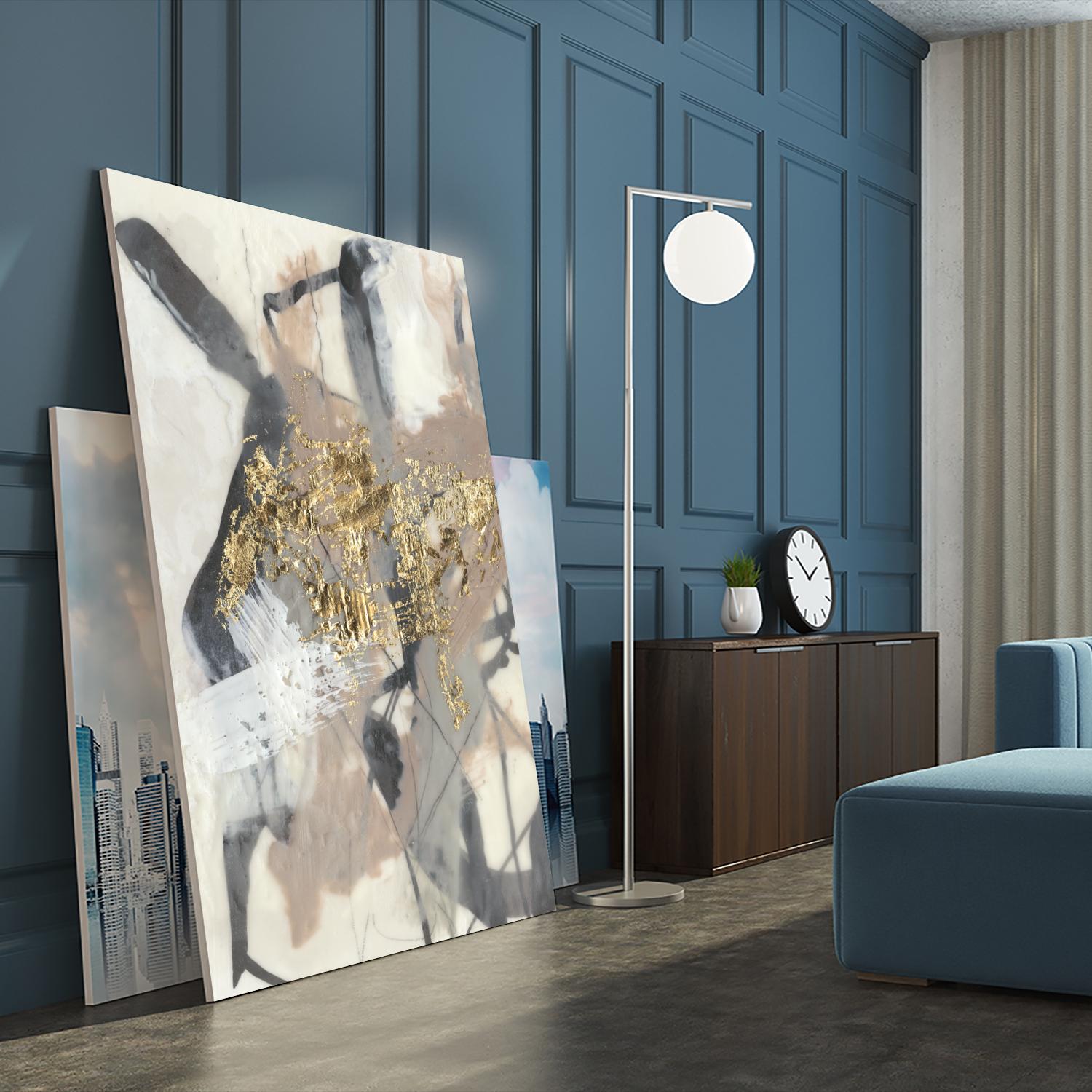 Golden Blush I by Jennifer Goldberger on GIANT ART - abstract