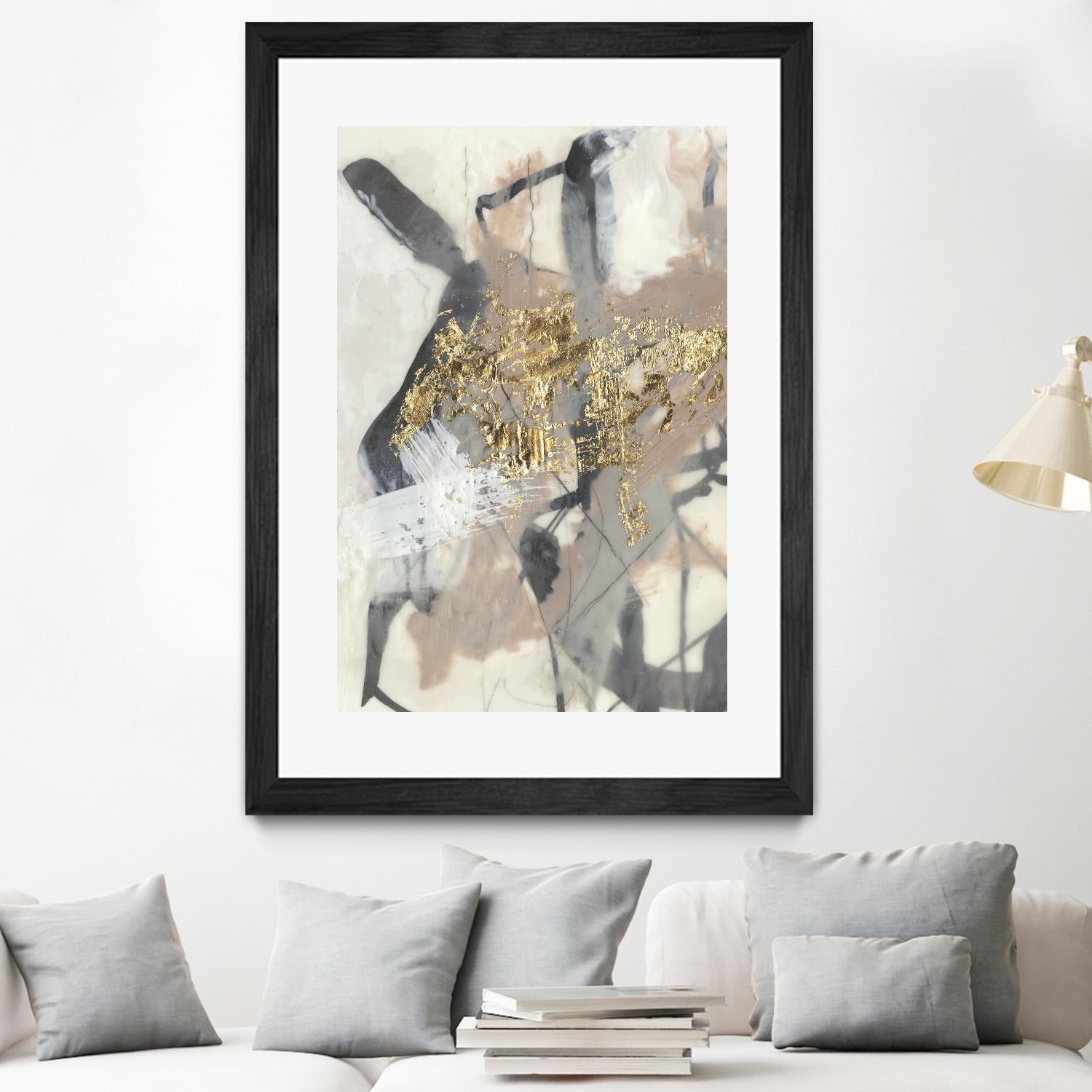 Golden Blush I by Jennifer Goldberger on GIANT ART - abstract
