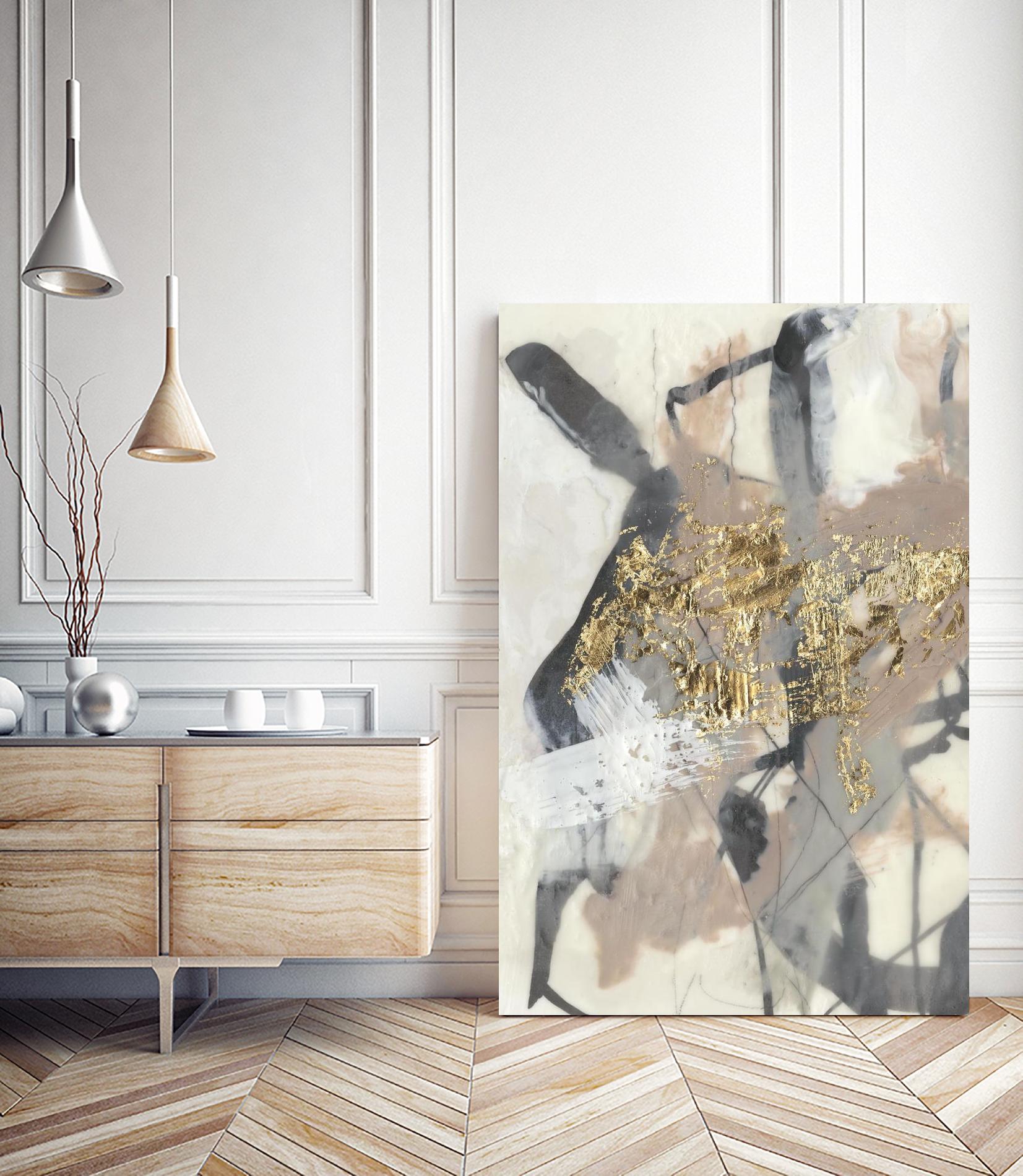 Golden Blush I by Jennifer Goldberger on GIANT ART - abstract