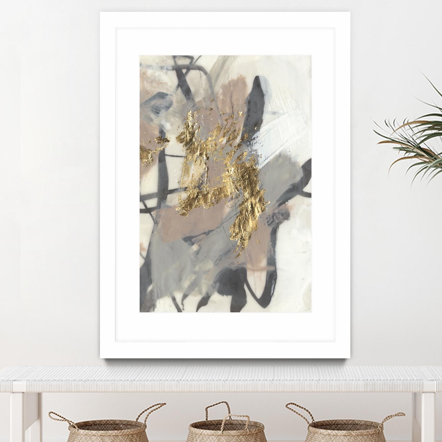 Golden Blush II by Jennifer Goldberger on GIANT ART - abstract