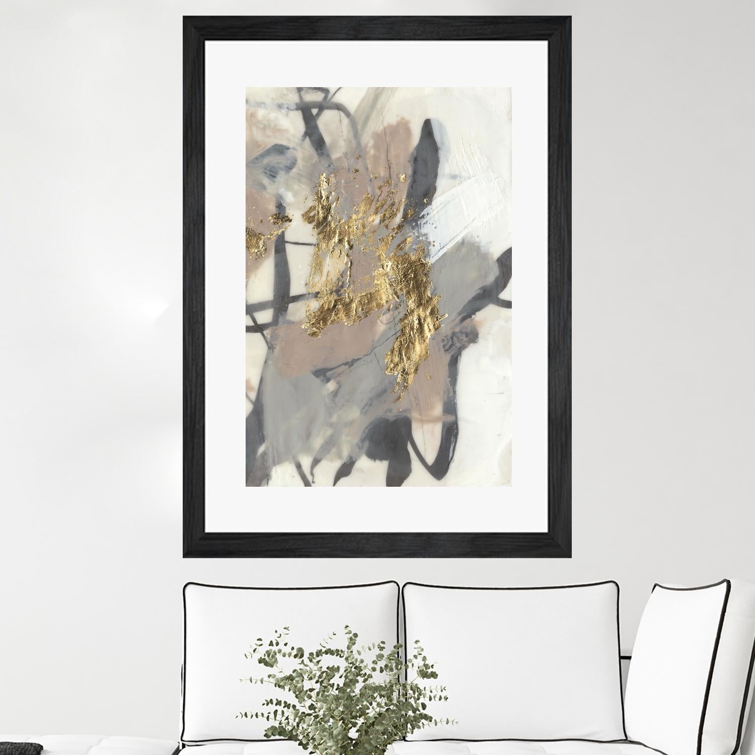 Golden Blush II by Jennifer Goldberger on GIANT ART - abstract