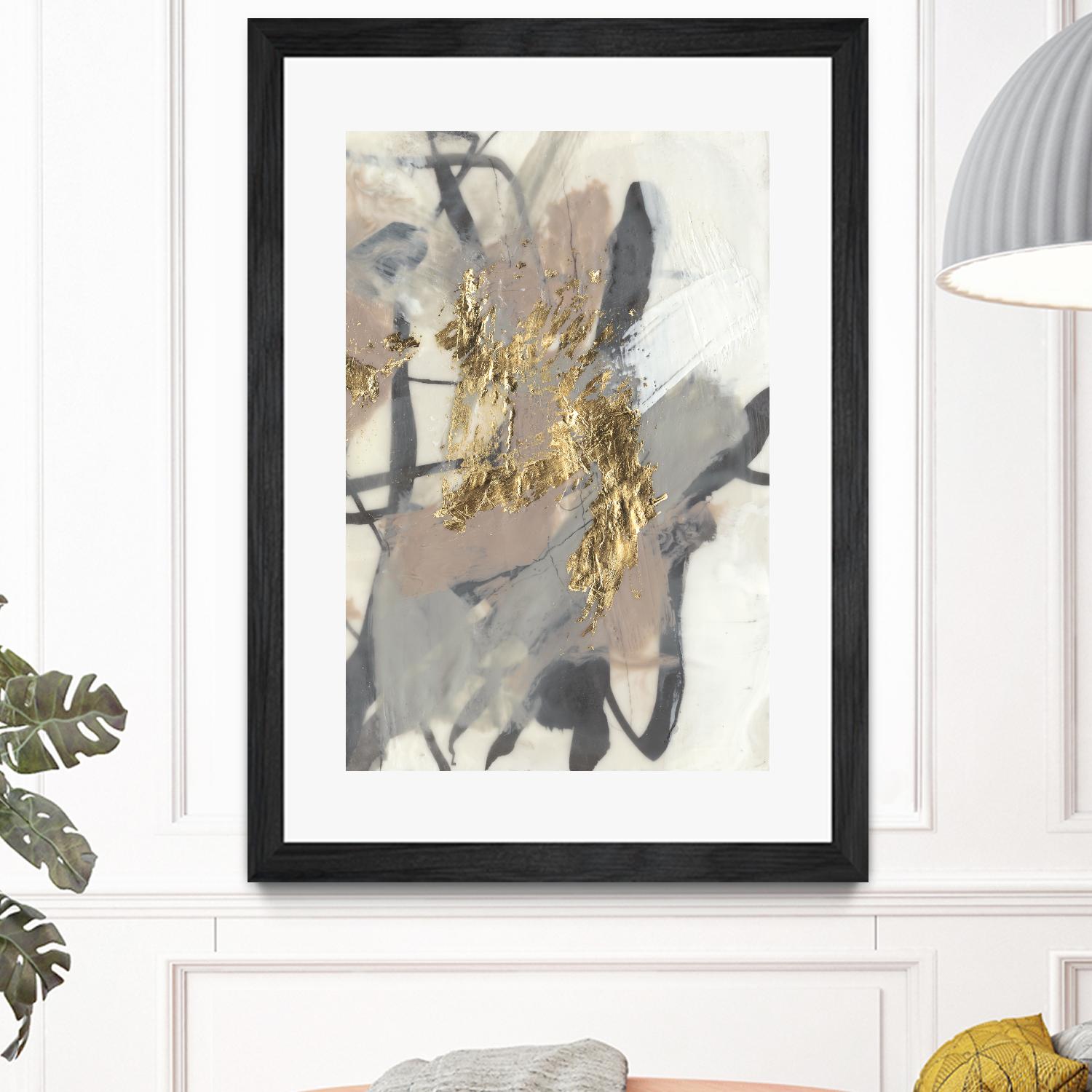 Golden Blush II by Jennifer Goldberger on GIANT ART - abstract