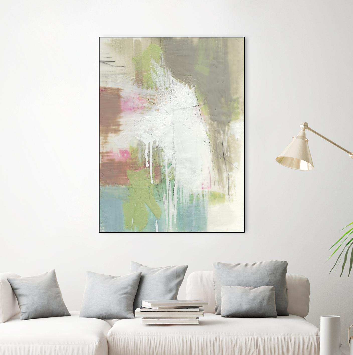 Retro Splash I by Jennifer Goldberger on GIANT ART - abstract