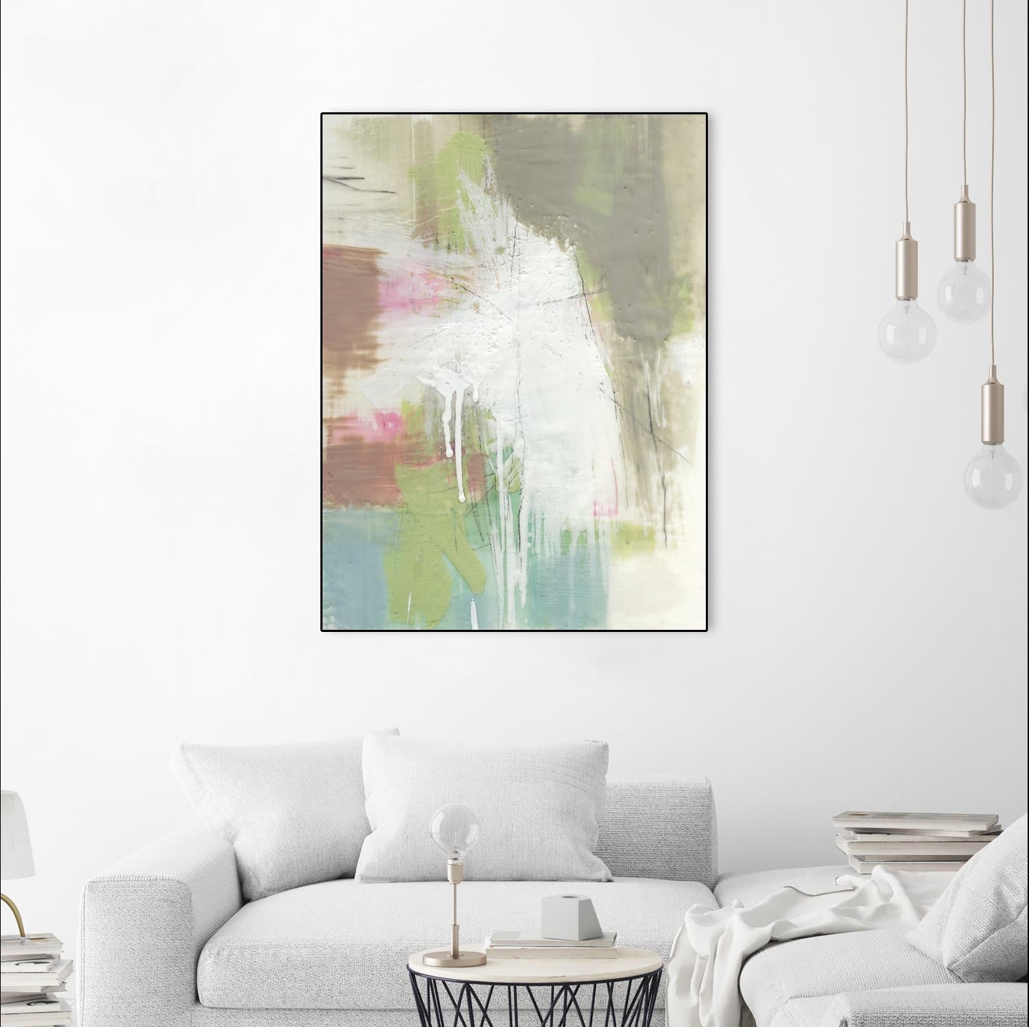 Retro Splash I by Jennifer Goldberger on GIANT ART - abstract