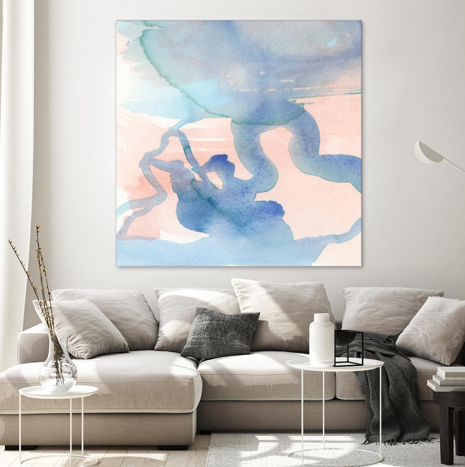 Suffusion III by Jamie Douglas on GIANT ART - blue abstract