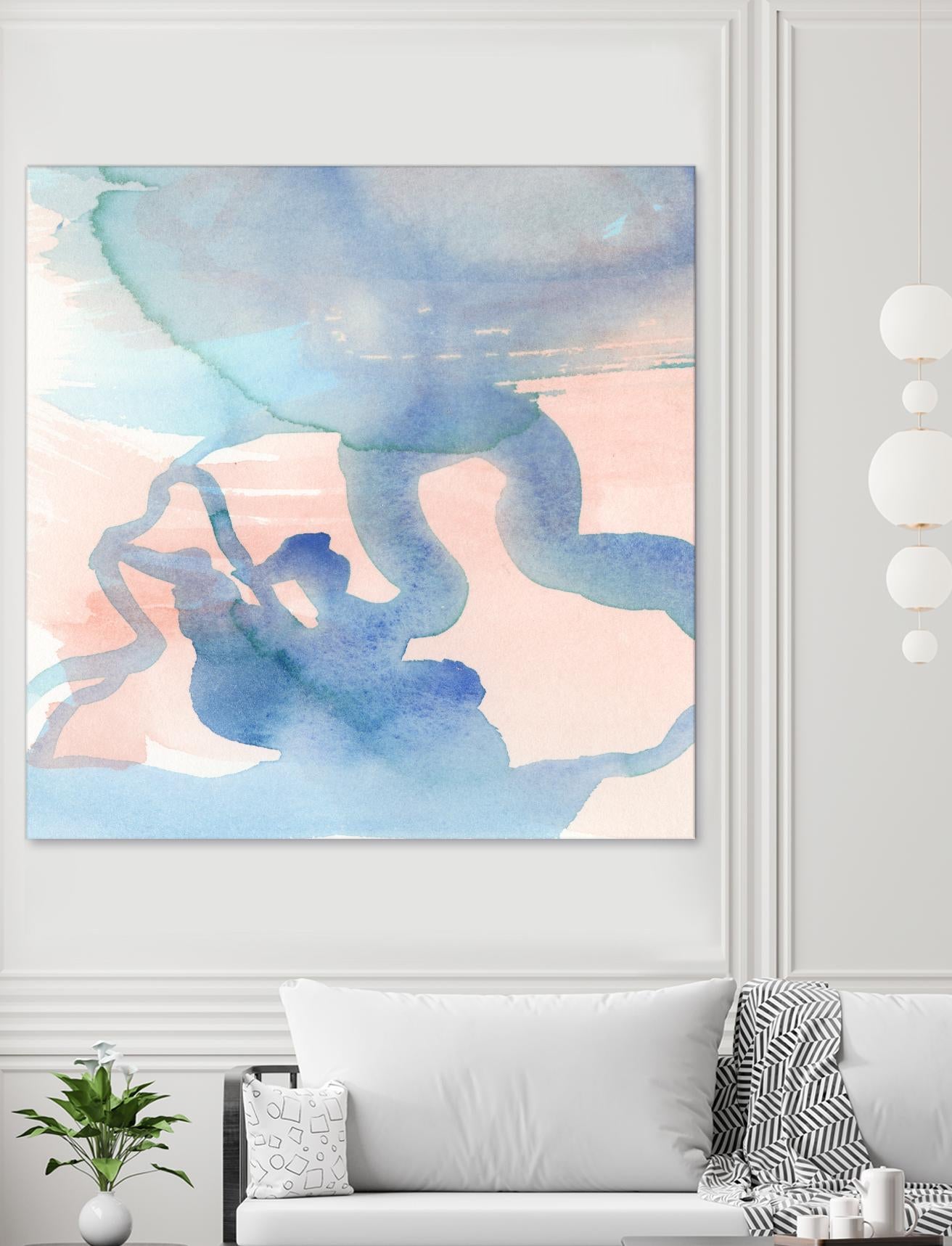 Suffusion III by Jamie Douglas on GIANT ART - blue abstract