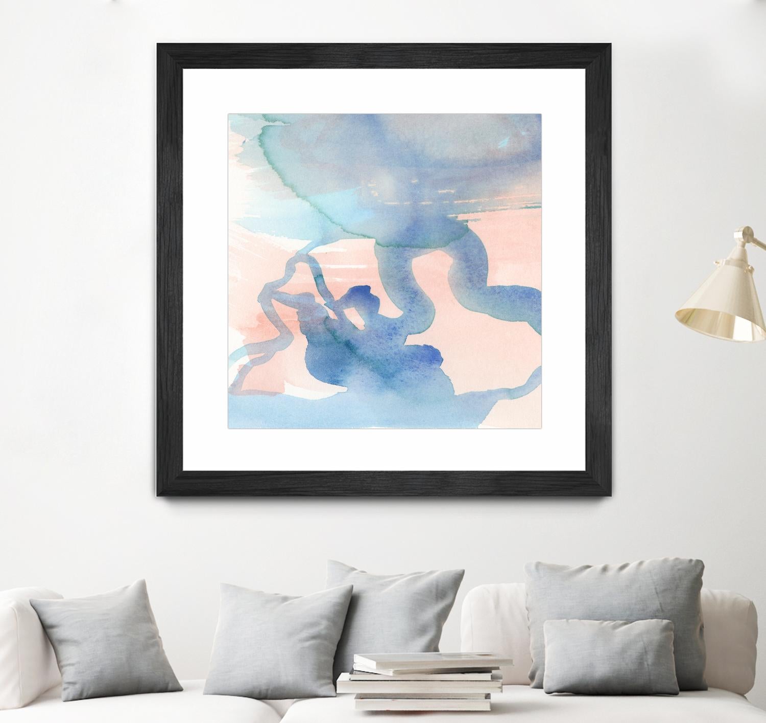 Suffusion III by Jamie Douglas on GIANT ART - blue abstract