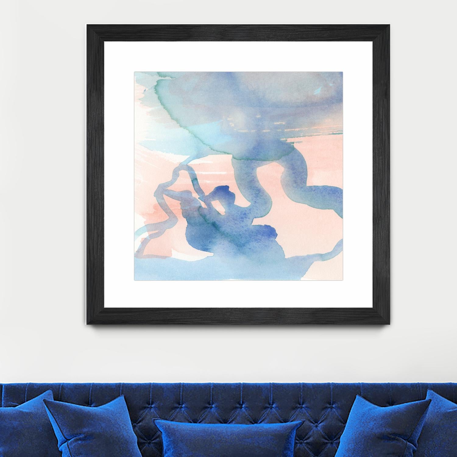 Suffusion III by Jamie Douglas on GIANT ART - blue abstract