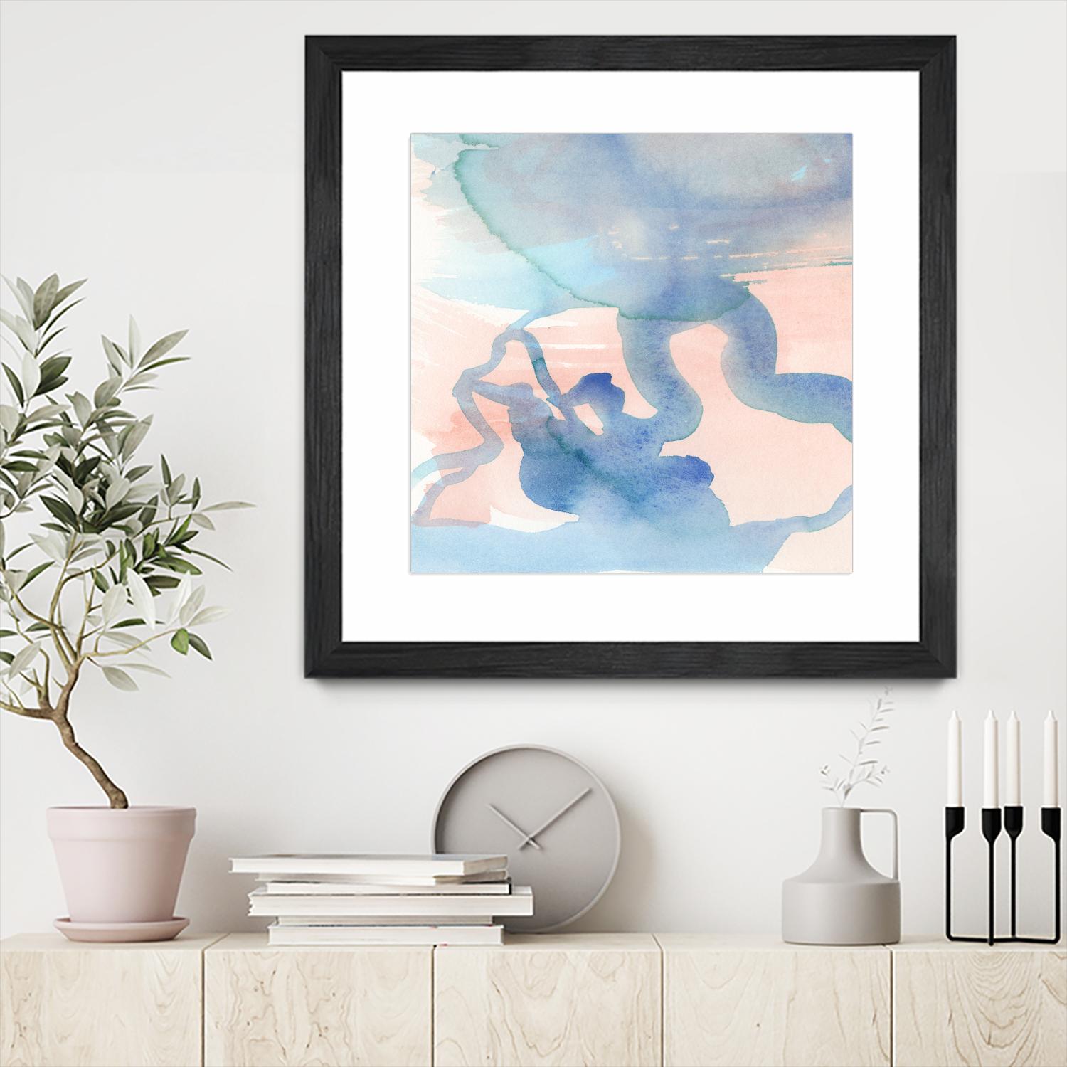 Suffusion III by Jamie Douglas on GIANT ART - blue abstract