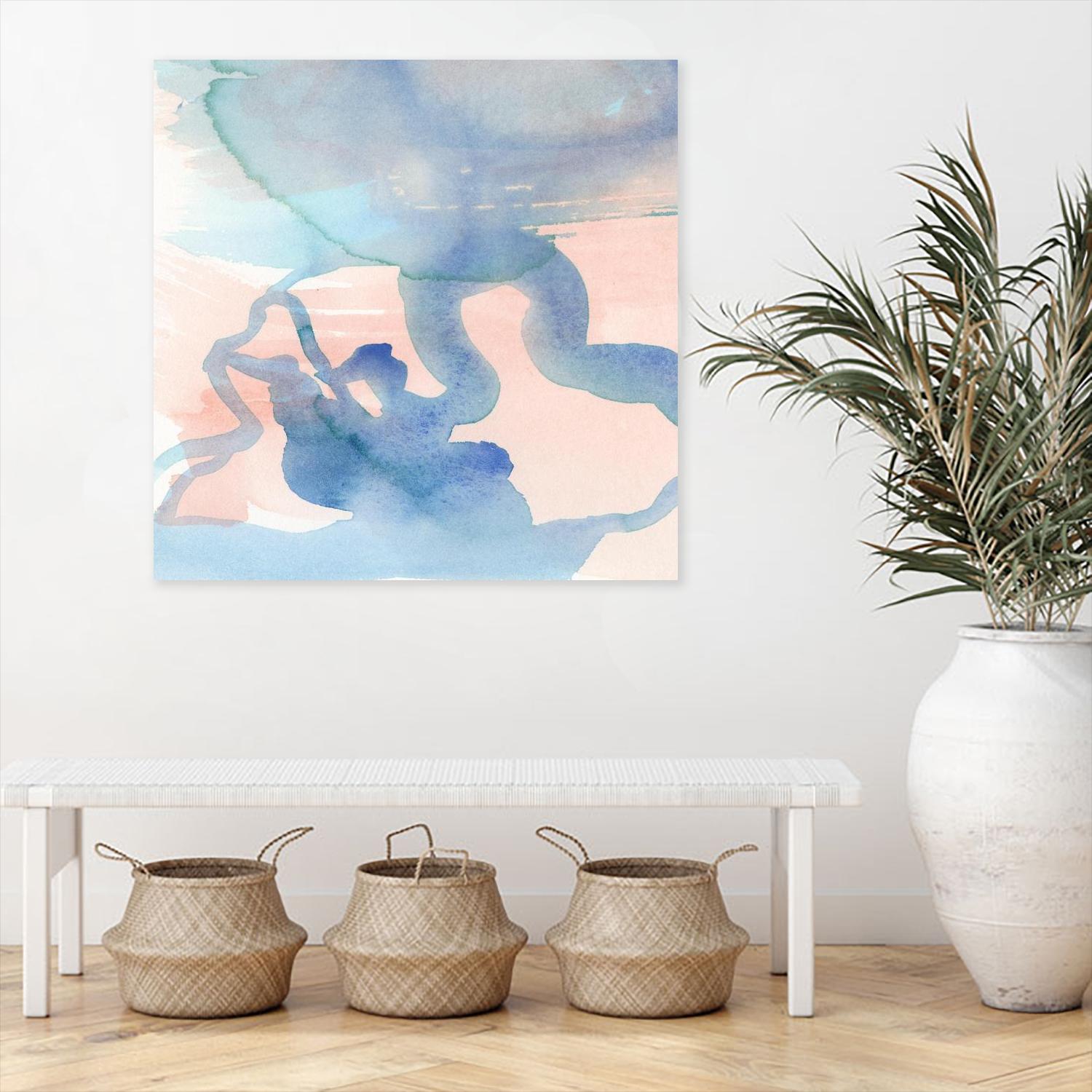 Suffusion III by Jamie Douglas on GIANT ART - blue abstract