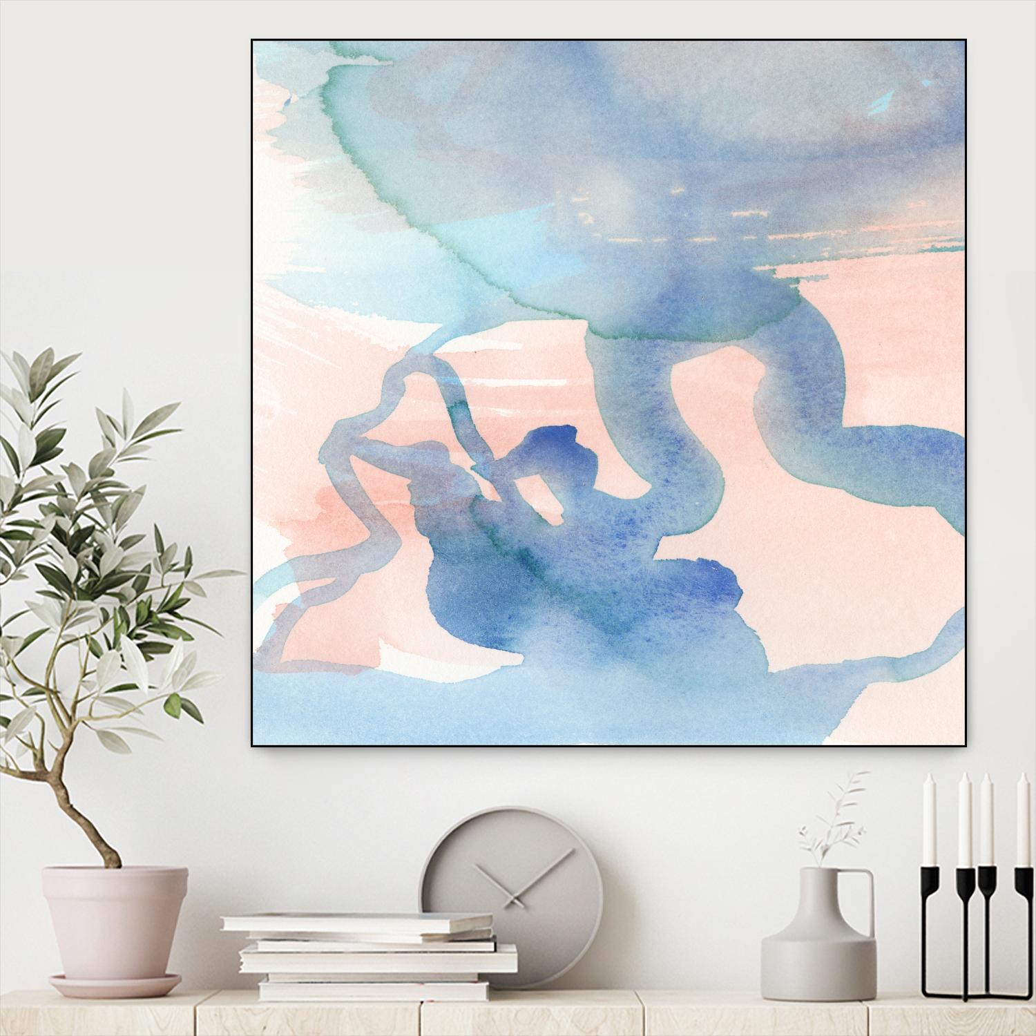 Suffusion III by Jamie Douglas on GIANT ART - blue abstract