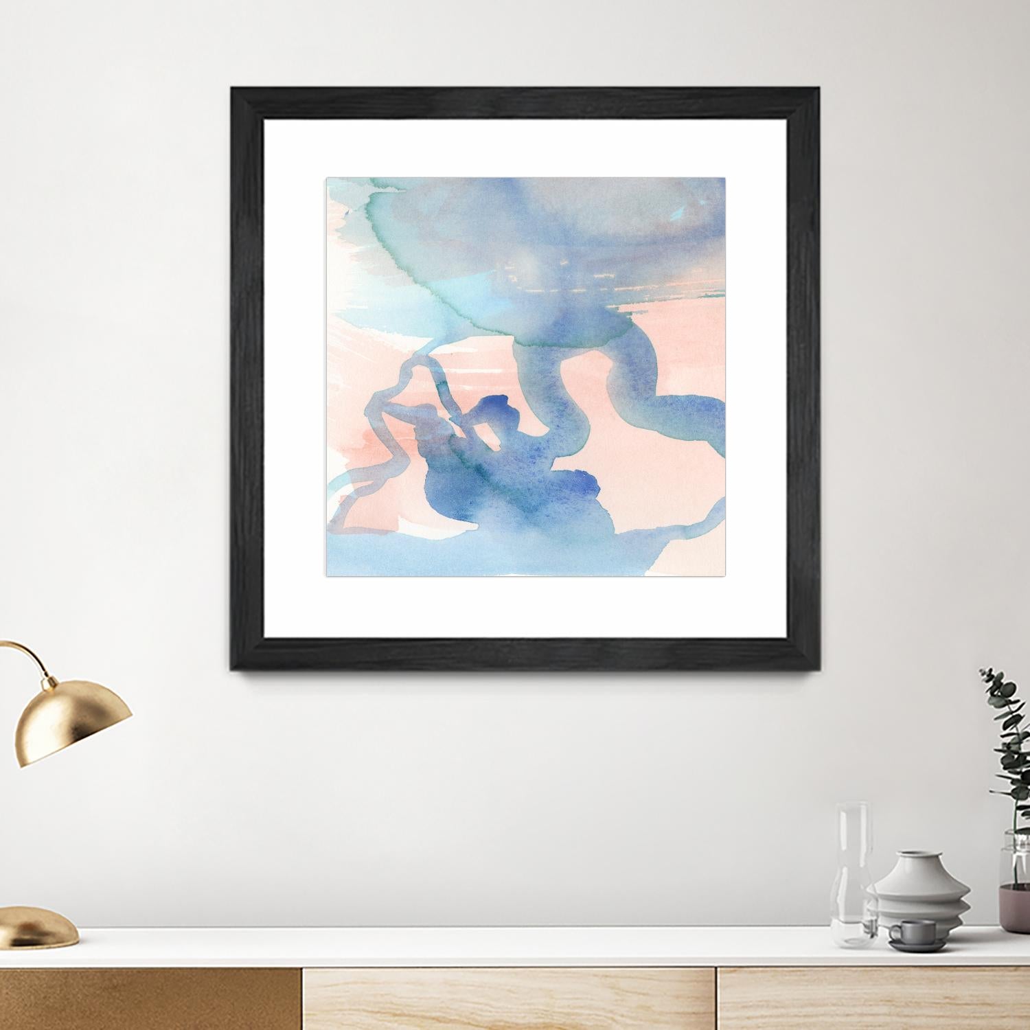 Suffusion III by Jamie Douglas on GIANT ART - blue abstract