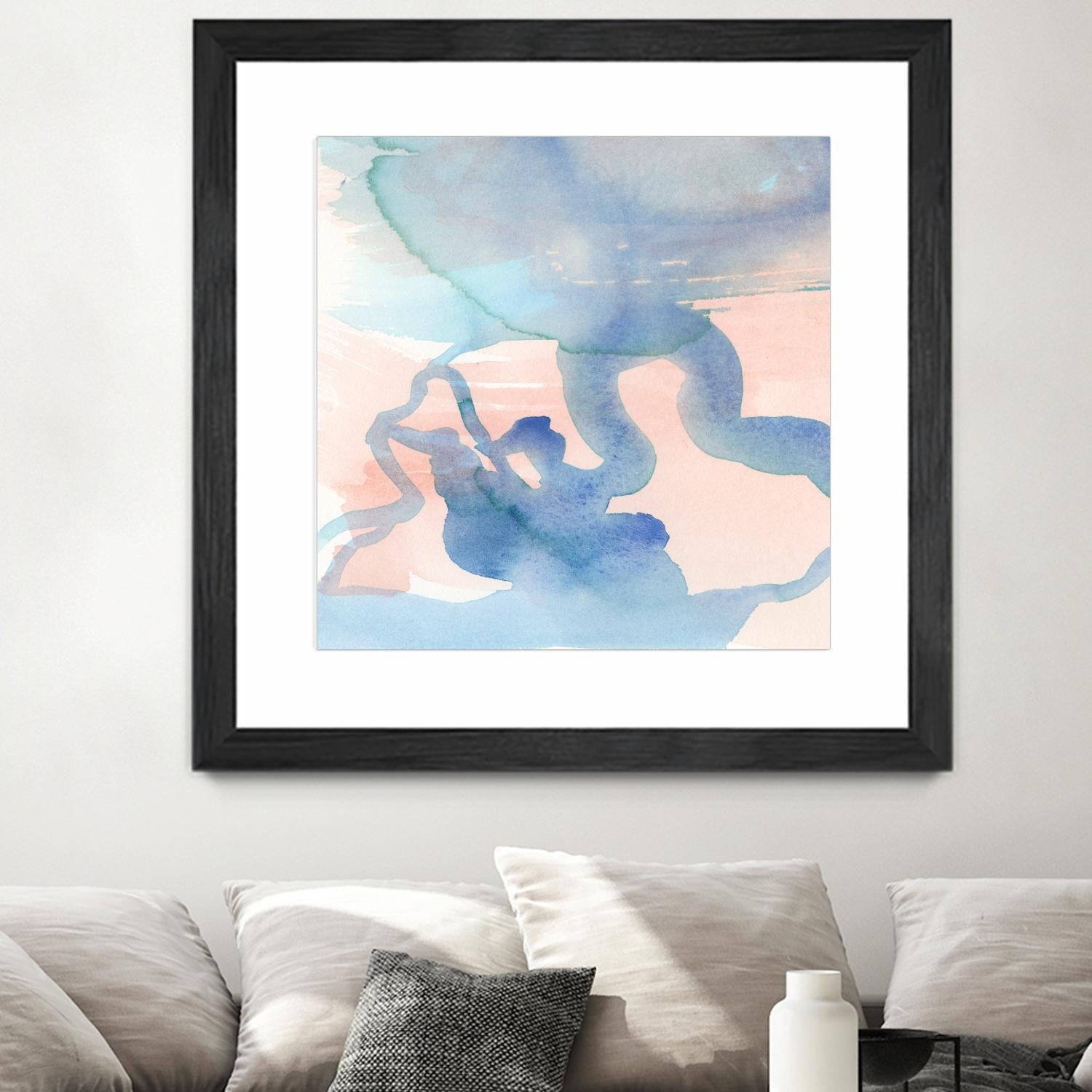 Suffusion III by Jamie Douglas on GIANT ART - blue abstract