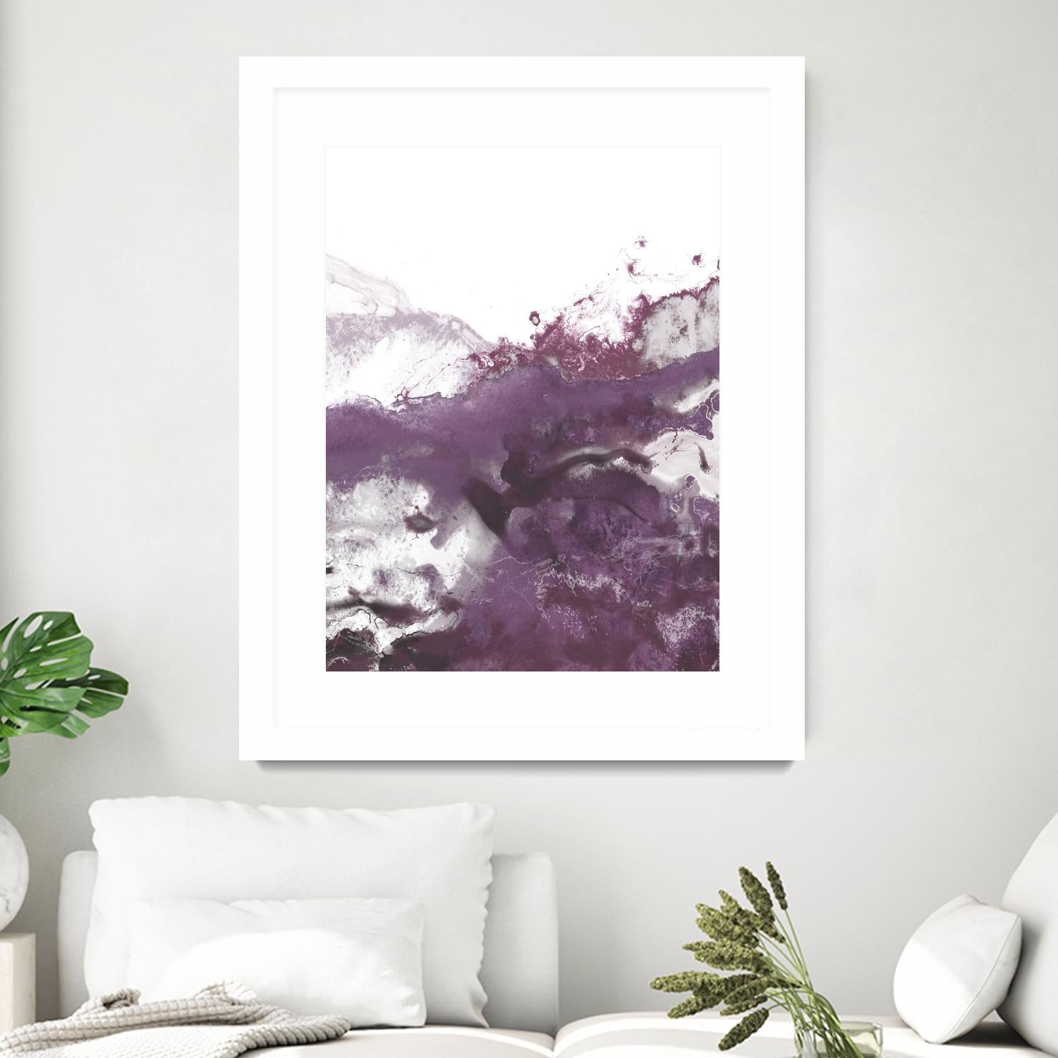 Orchid Wave IV by June Erica Vess on GIANT ART - pink abstract