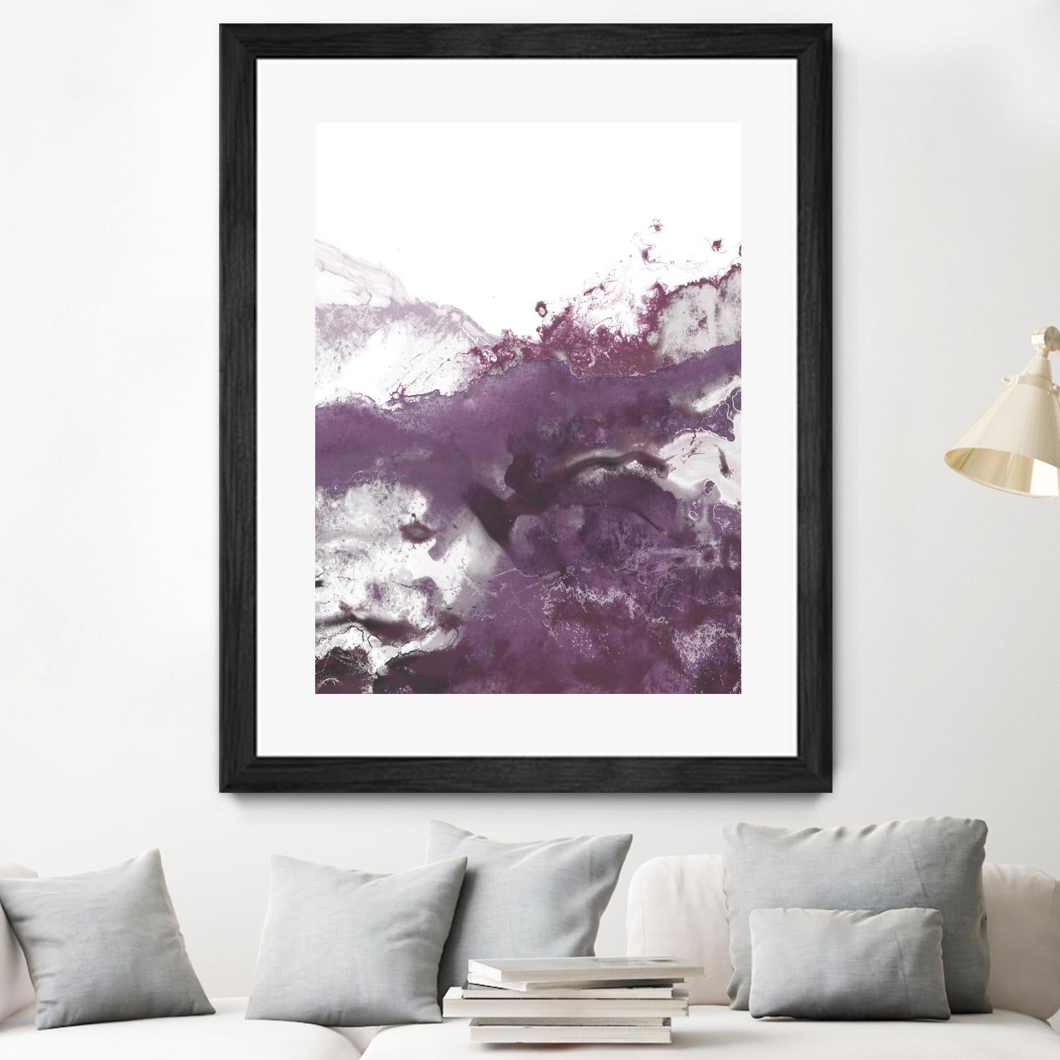 Orchid Wave IV by June Erica Vess on GIANT ART - pink abstract