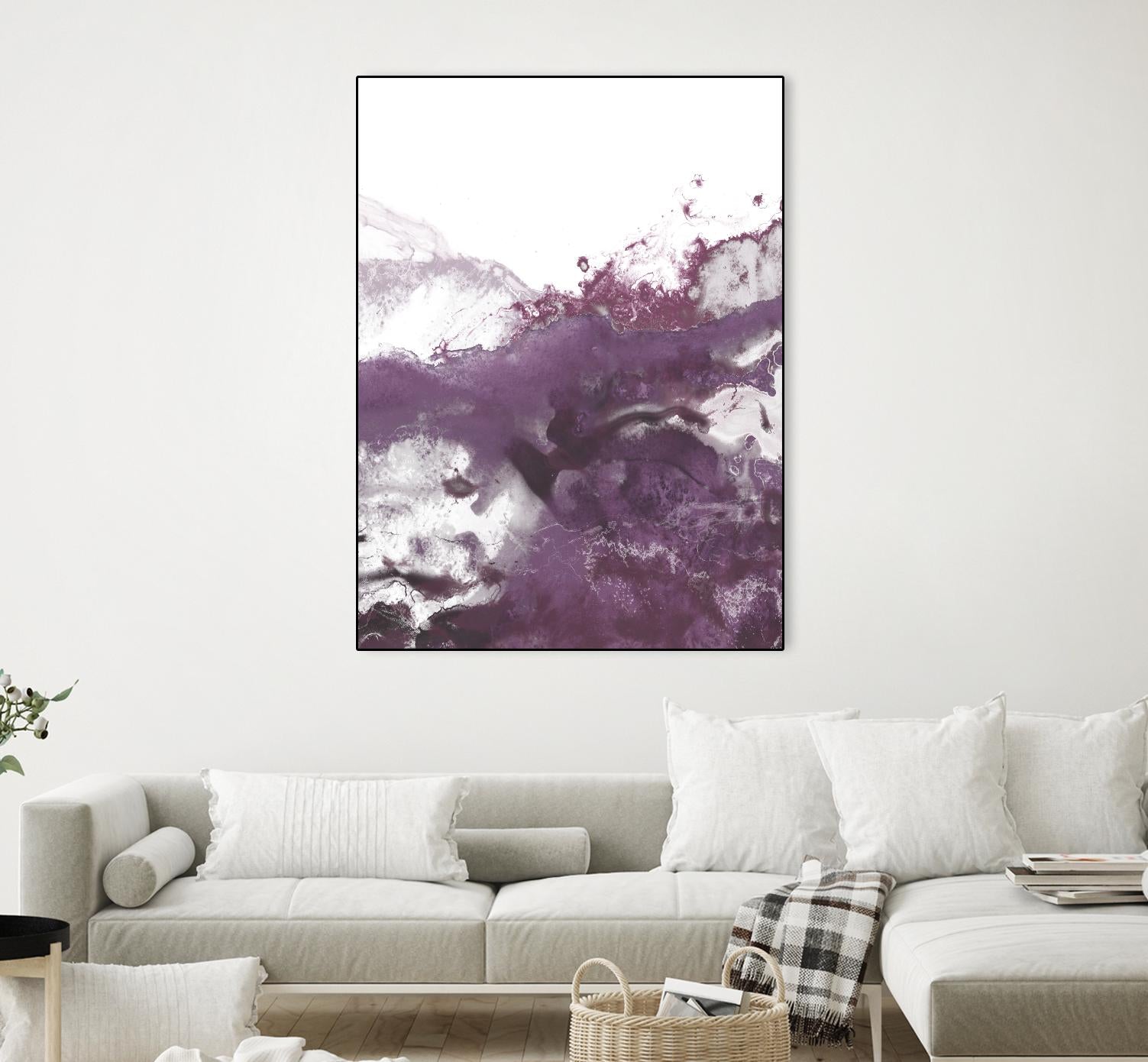 Orchid Wave IV by June Erica Vess on GIANT ART - pink abstract